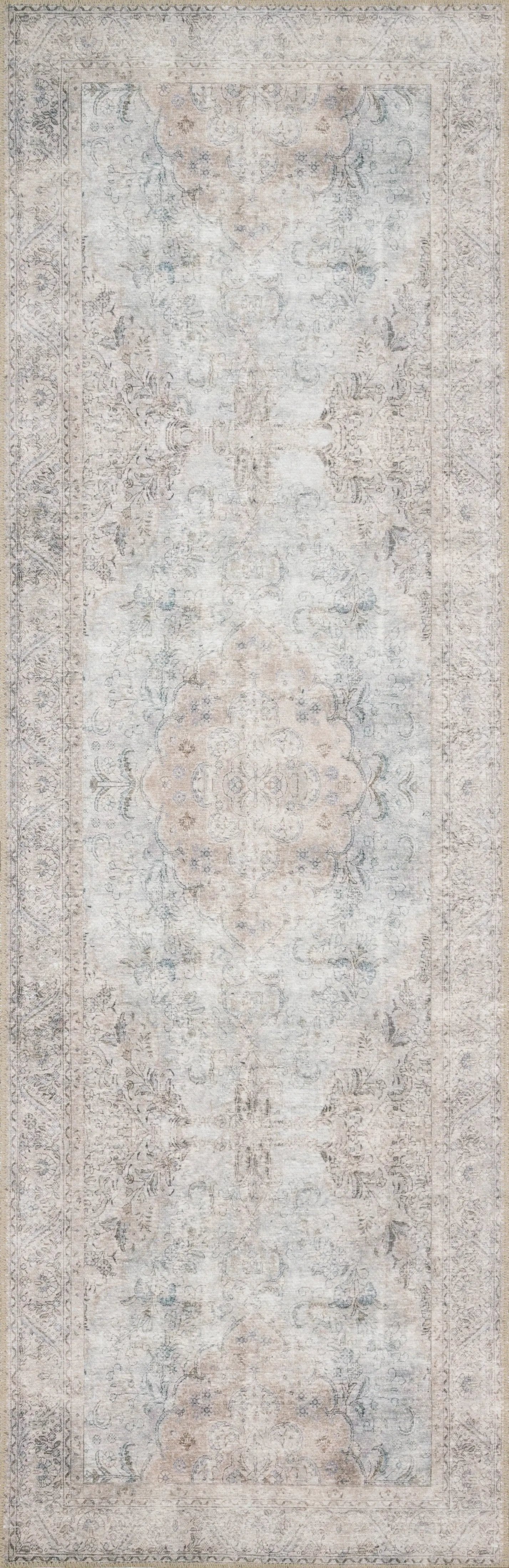 Loren LQ-04 Silver / Slate Area Rug by Loloi