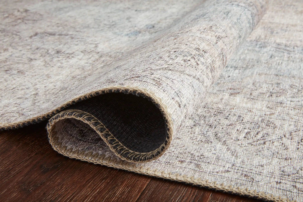 Loren LQ-04 Silver / Slate Area Rug by Loloi