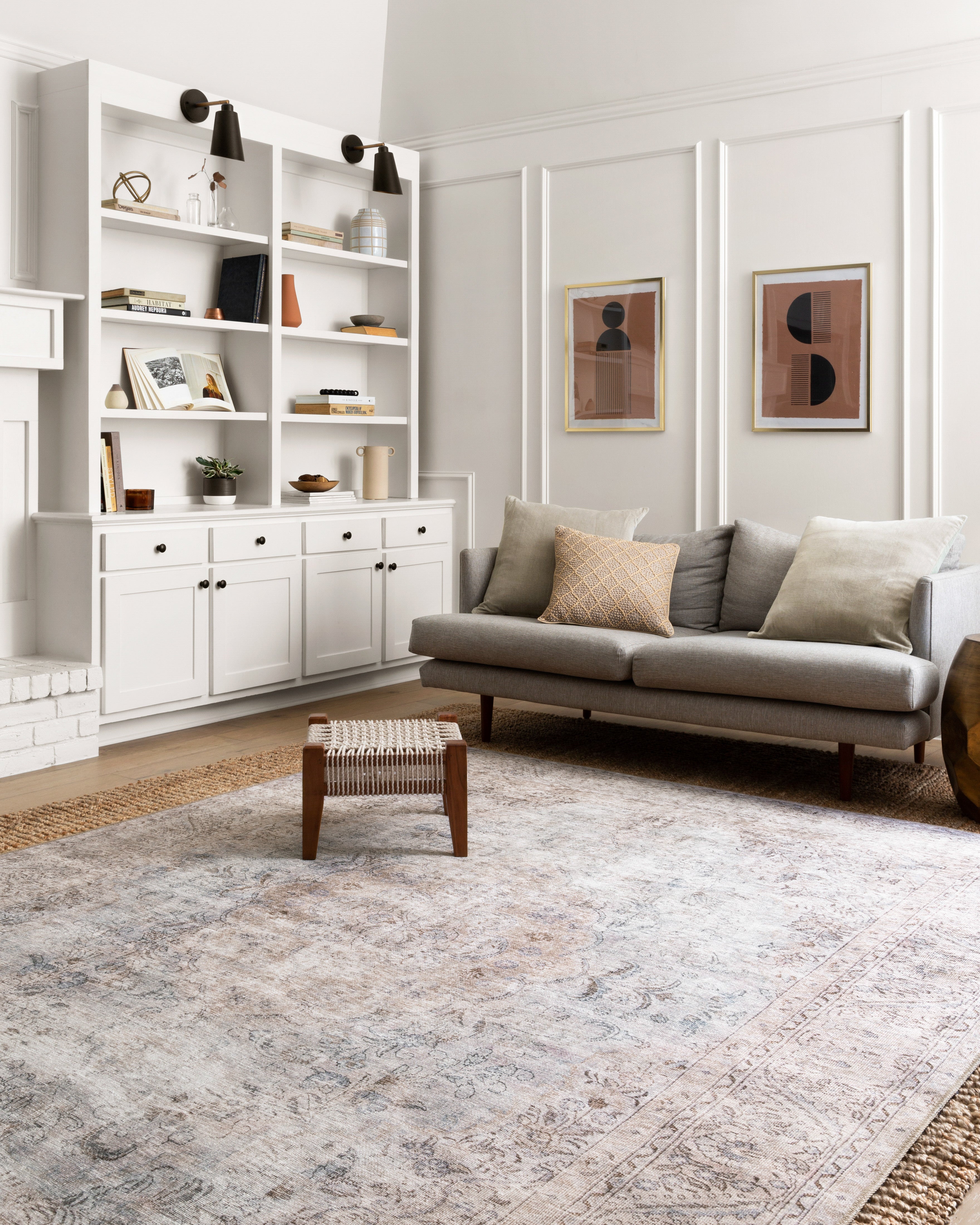 Loloi Loren LQ-04 Silver / Slate Area Rug
