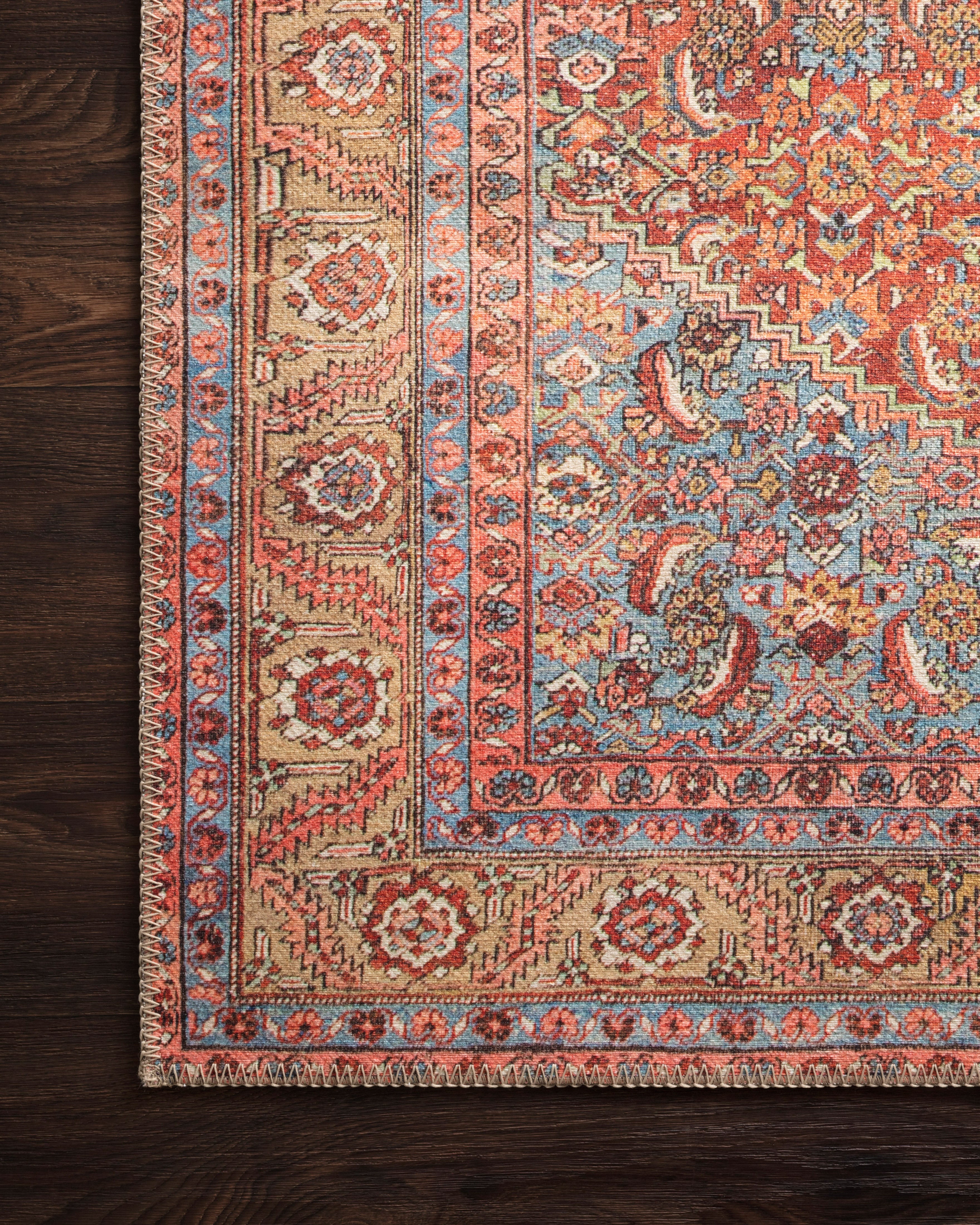 Loloi Loren LQ-06 Red / Multi Area Rug
