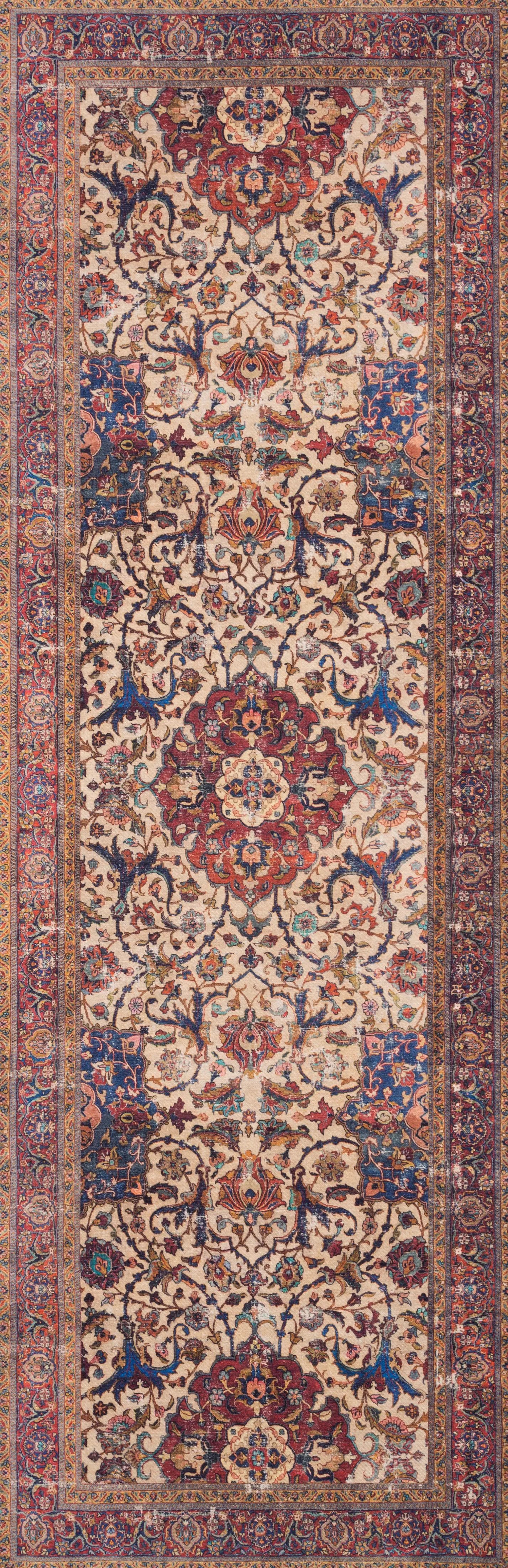 Loren LQ-11 Sand / Multi Area Rug by Loloi