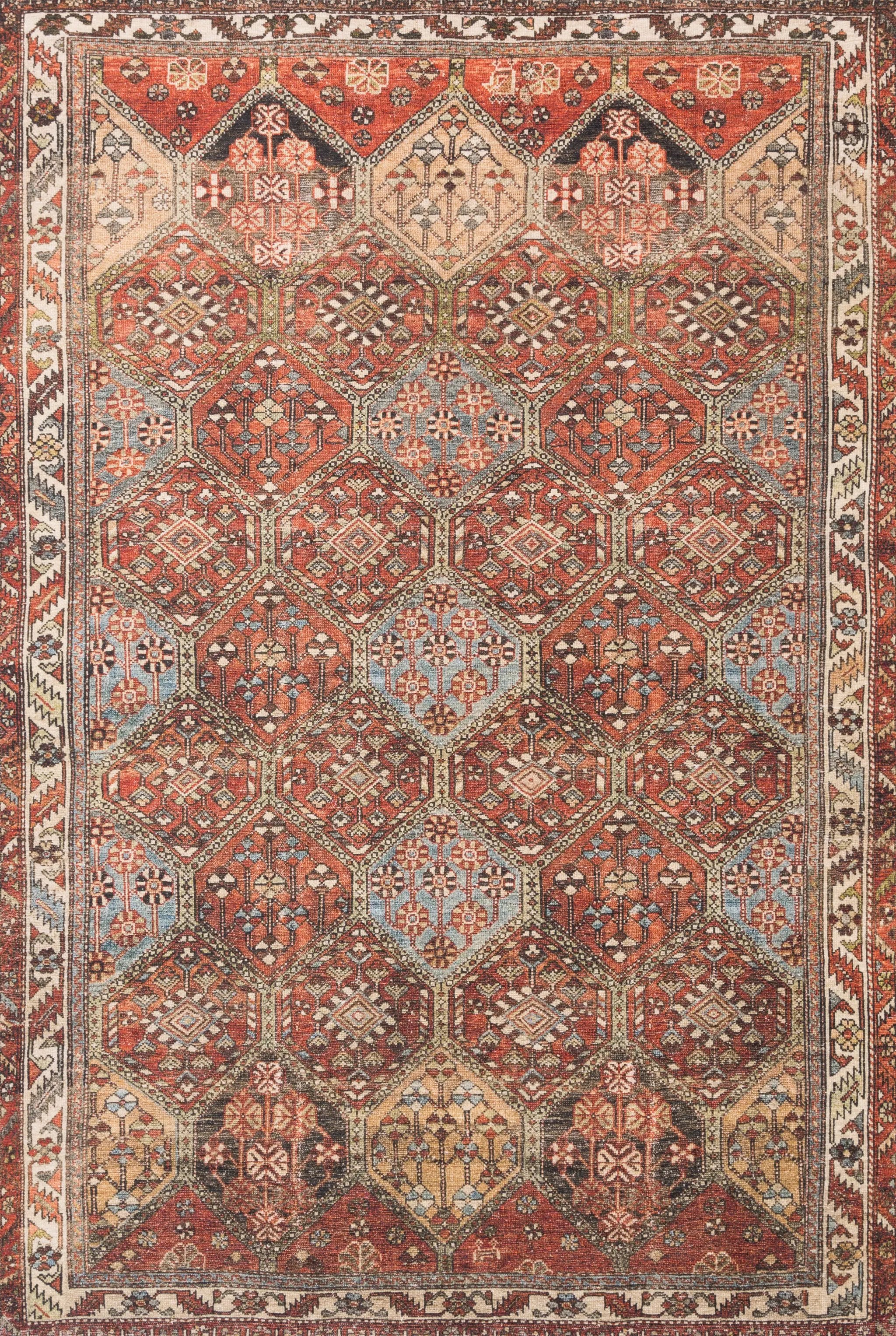 Loren LQ-16 Spice / Multi Area Rug by Loloi