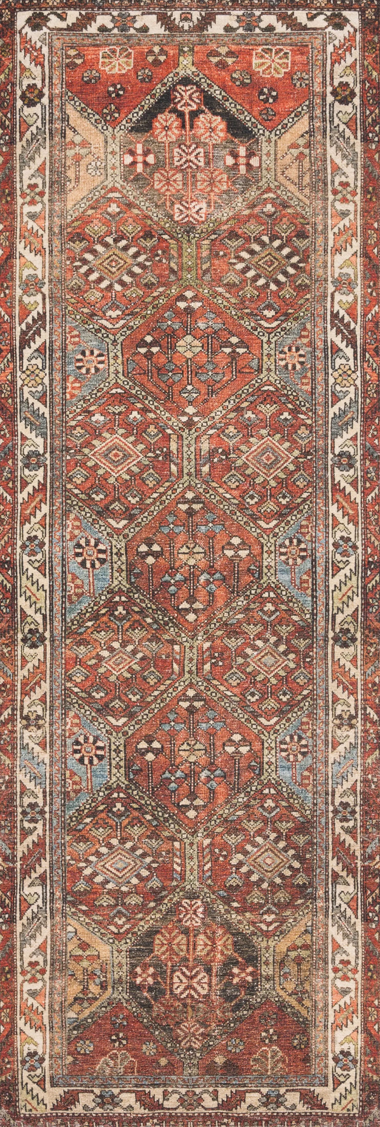 Loren LQ-16 Spice / Multi Area Rug by Loloi