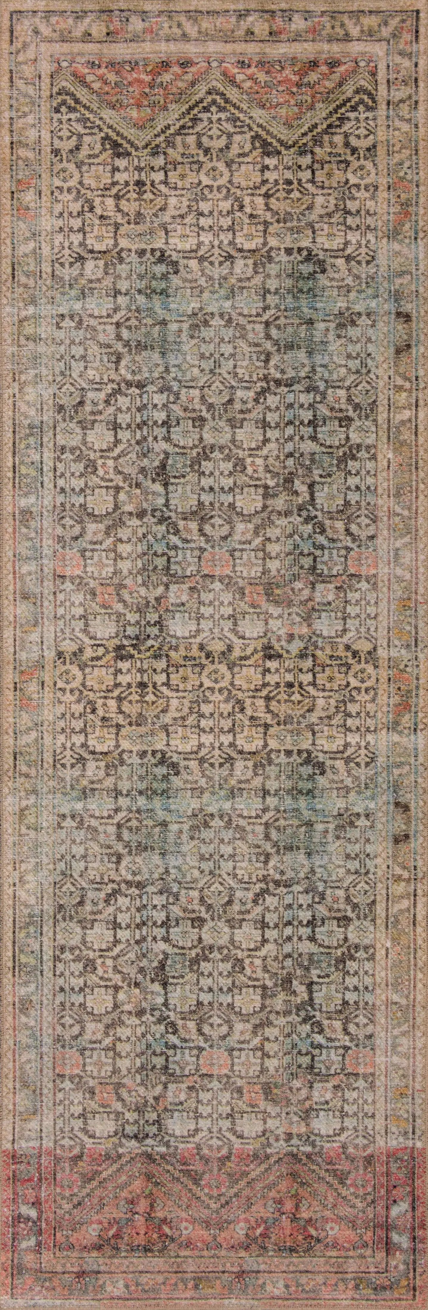 Loren LQ-17 Charcoal / Multi Area Rug by Loloi