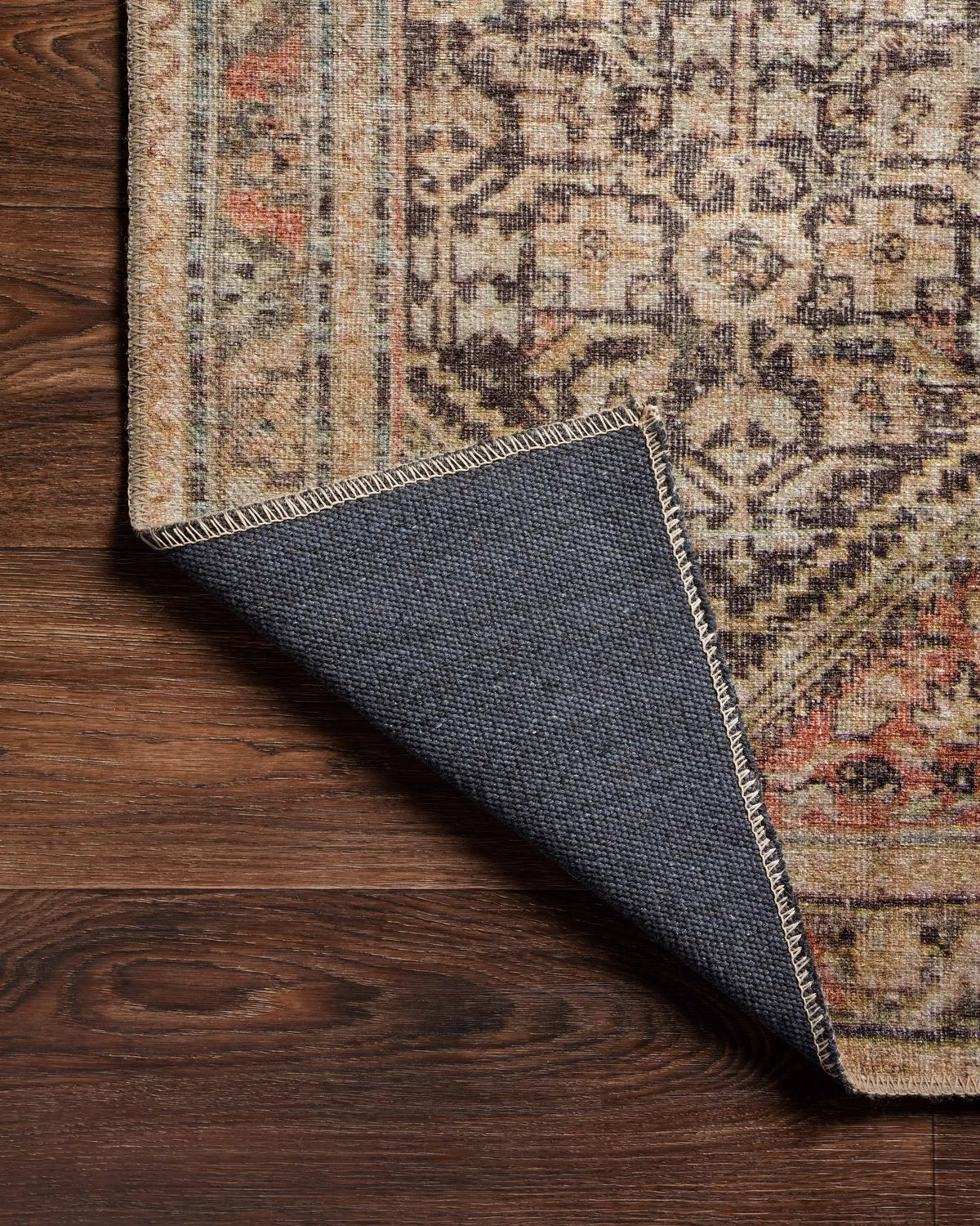 Loren LQ-17 Charcoal / Multi Area Rug by Loloi