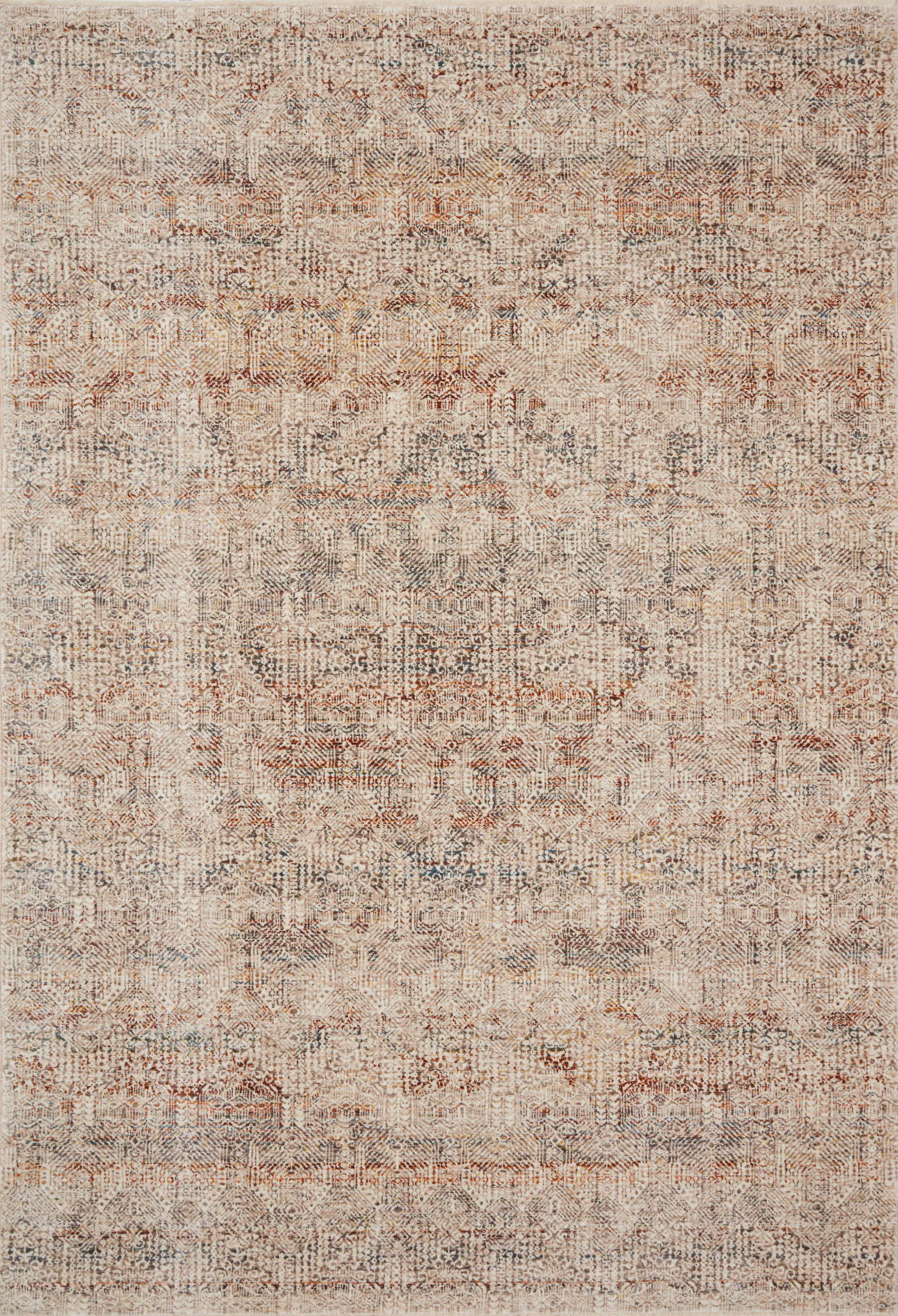 Loloi Lourdes LOU-04 Ivory / Spice Area Rug
