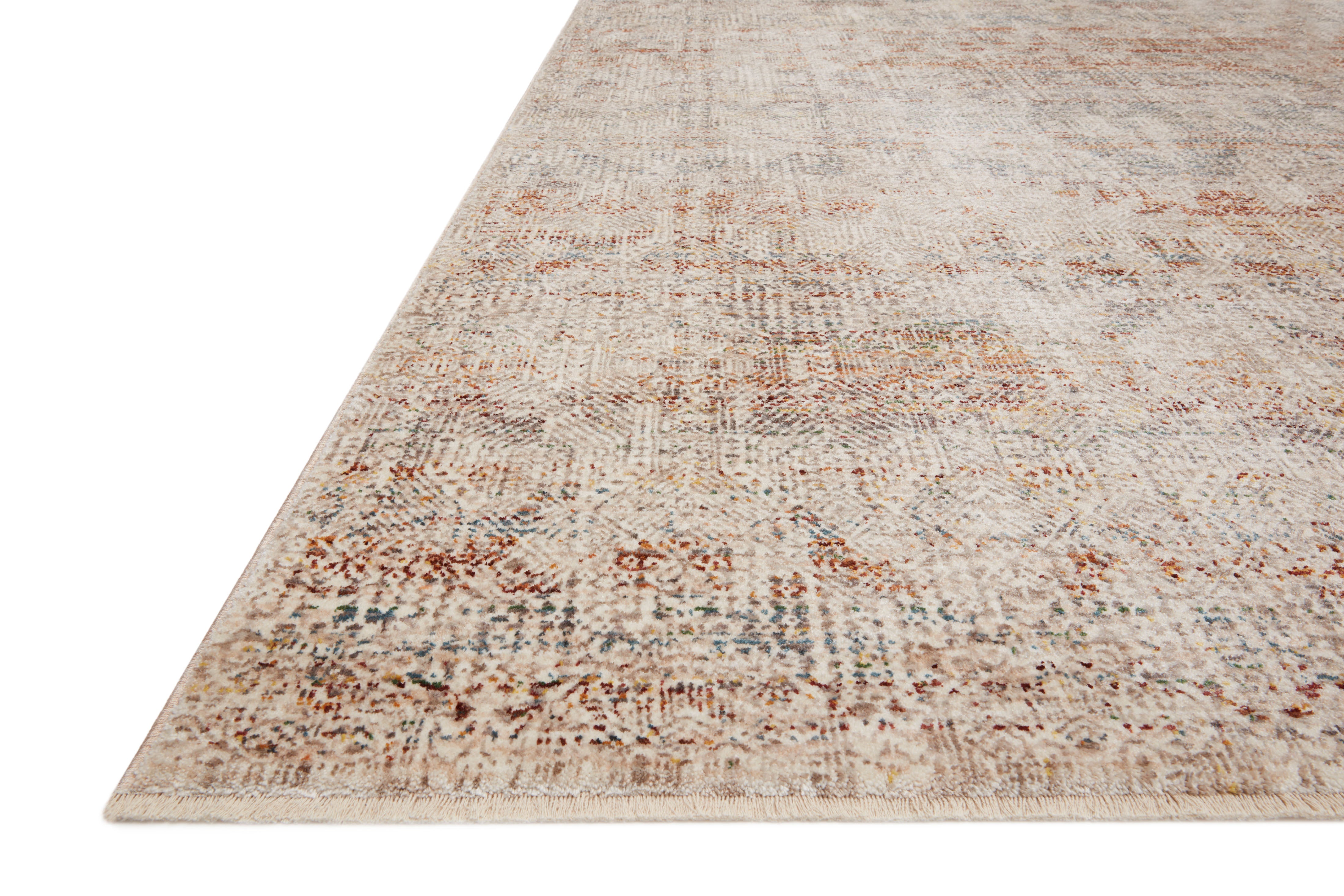 Loloi Lourdes LOU-04 Ivory / Spice Area Rug