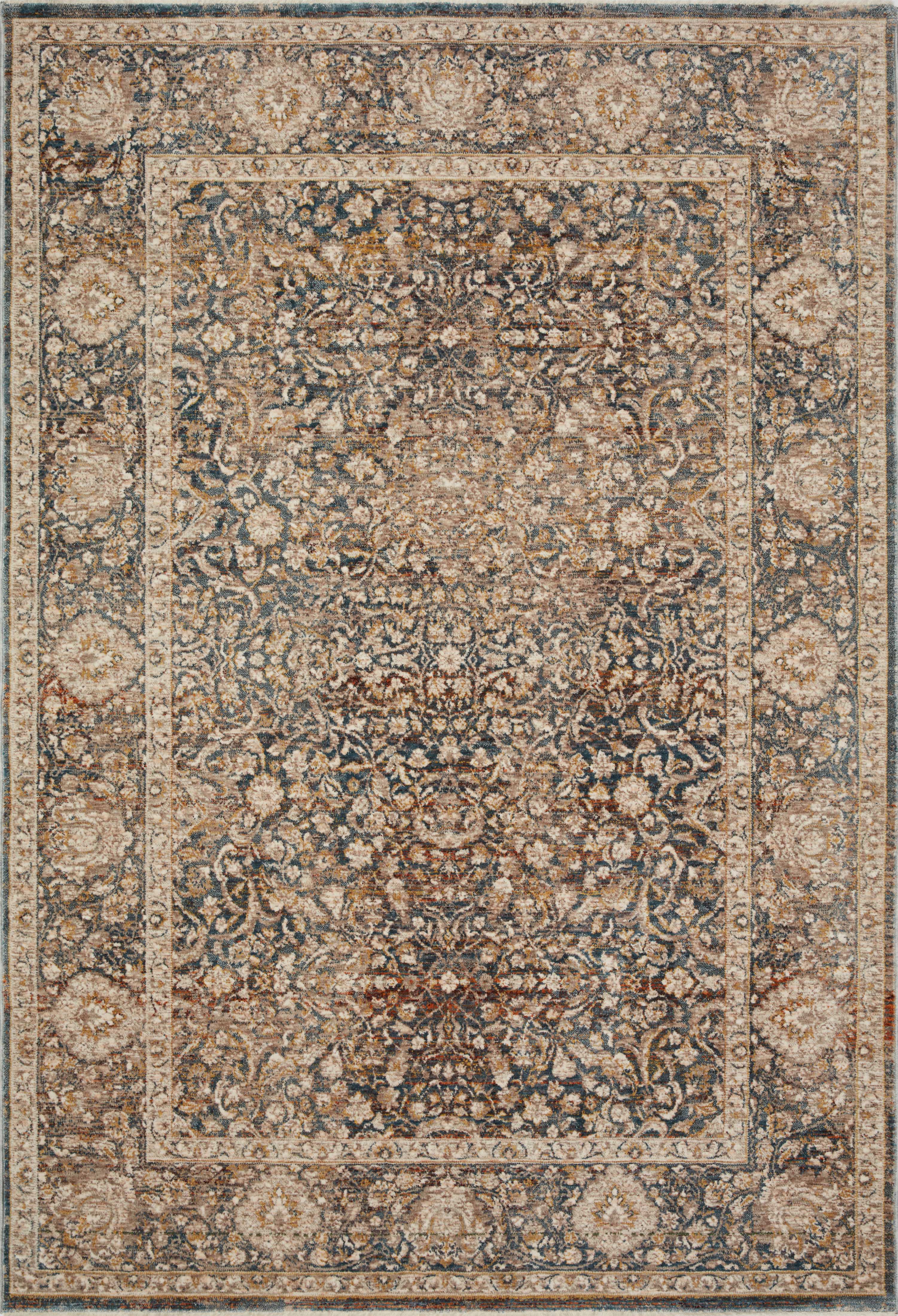 Loloi Lourdes LOU-08 Charcoal / Ivory Area Rug