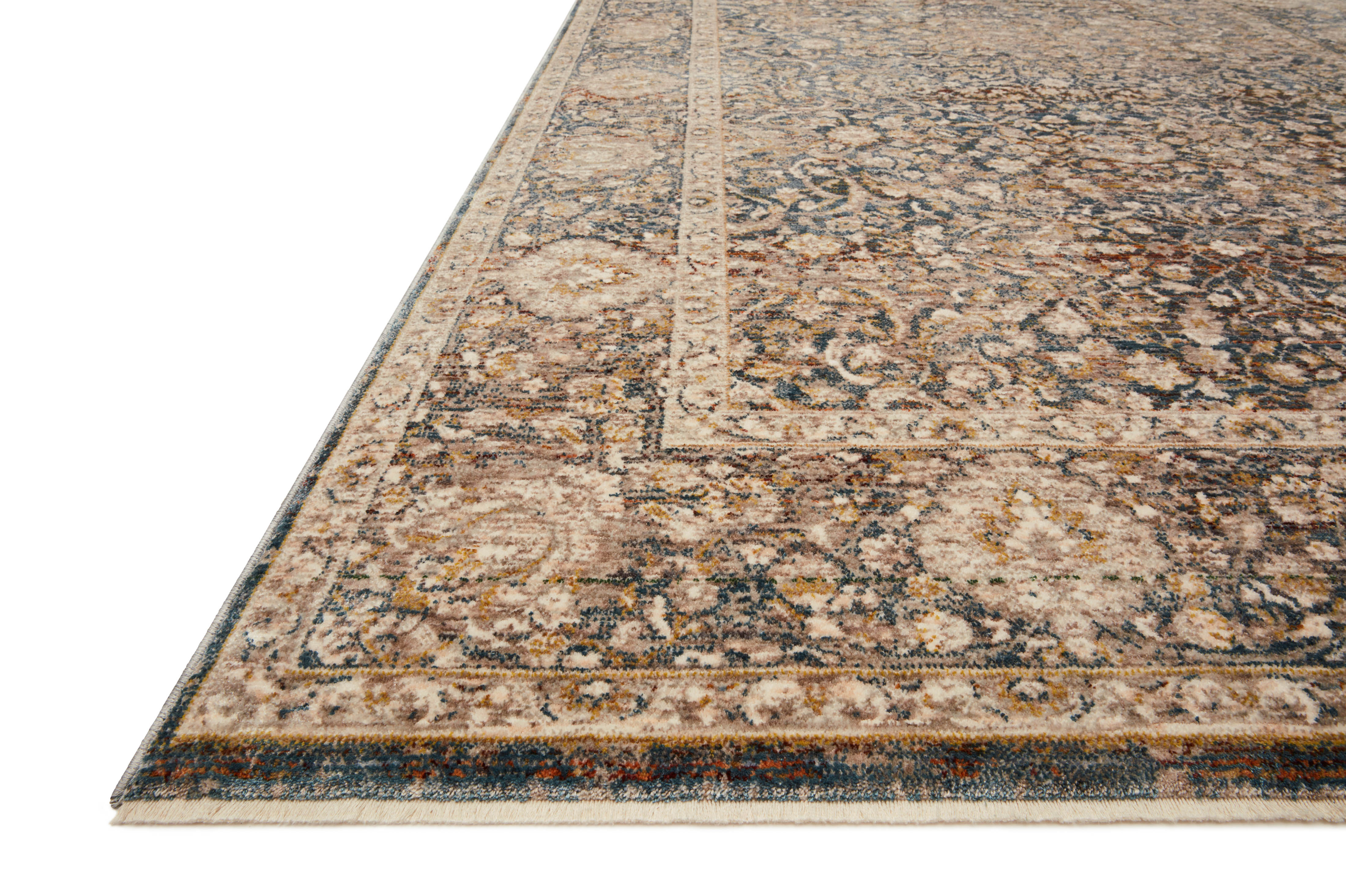 Loloi Lourdes LOU-08 Charcoal / Ivory Area Rug