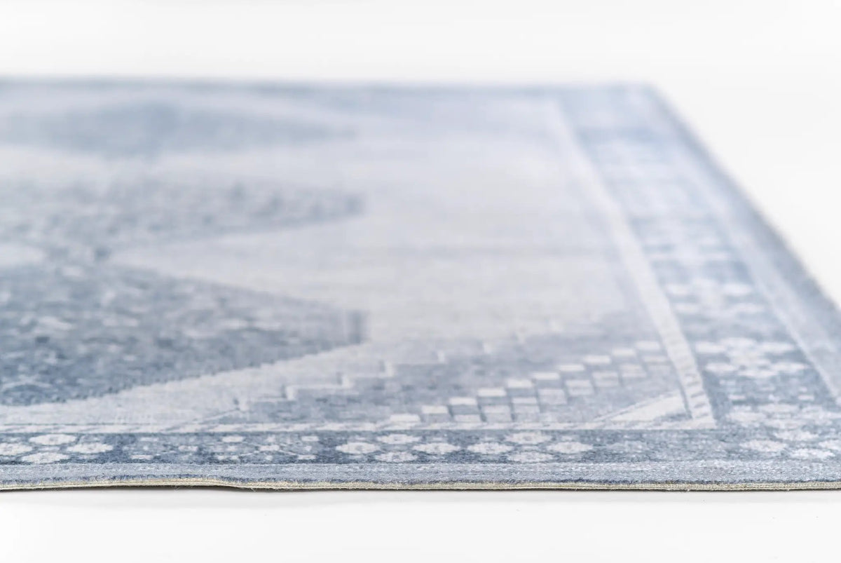 Luna LNA-1 Blue Area Rug by Momeni