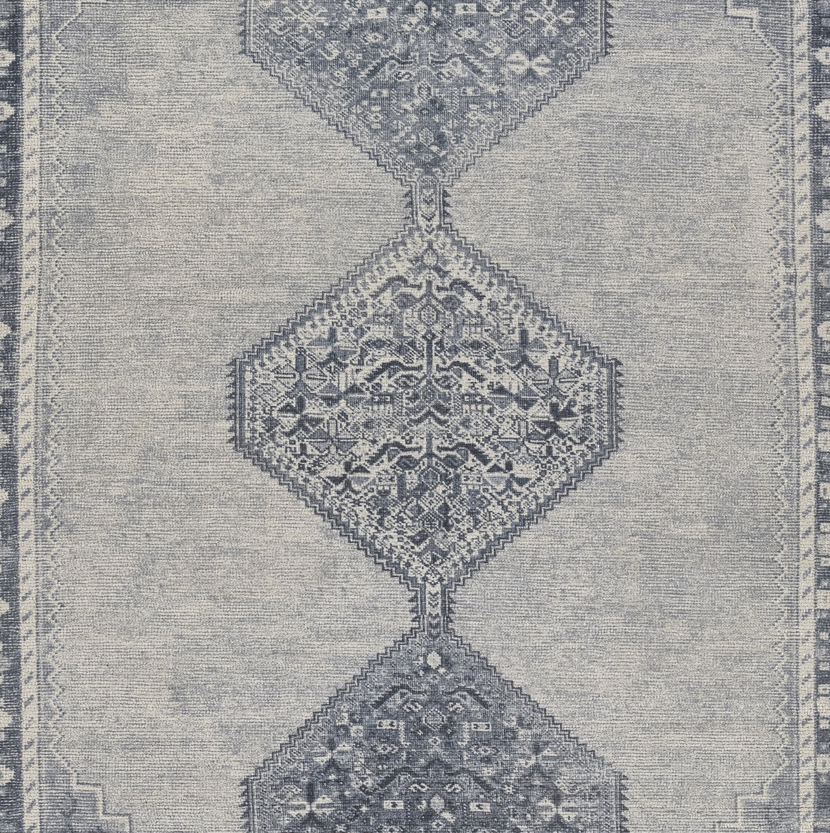 Momeni Luna LNA-1 Blue Hand Tufted Area Rug