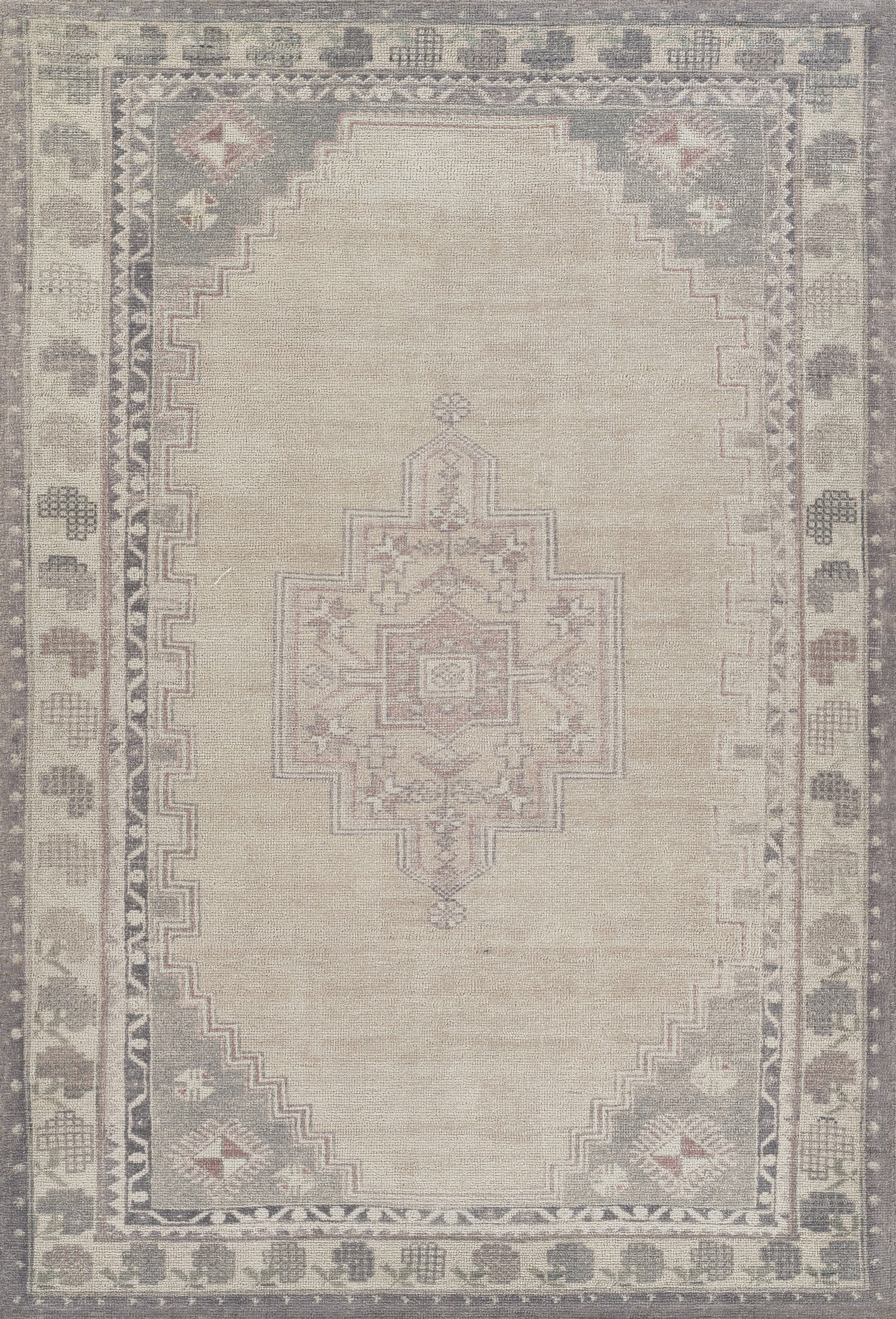 Momeni Luna LNA-2 Sand Hand Tufted Area Rug