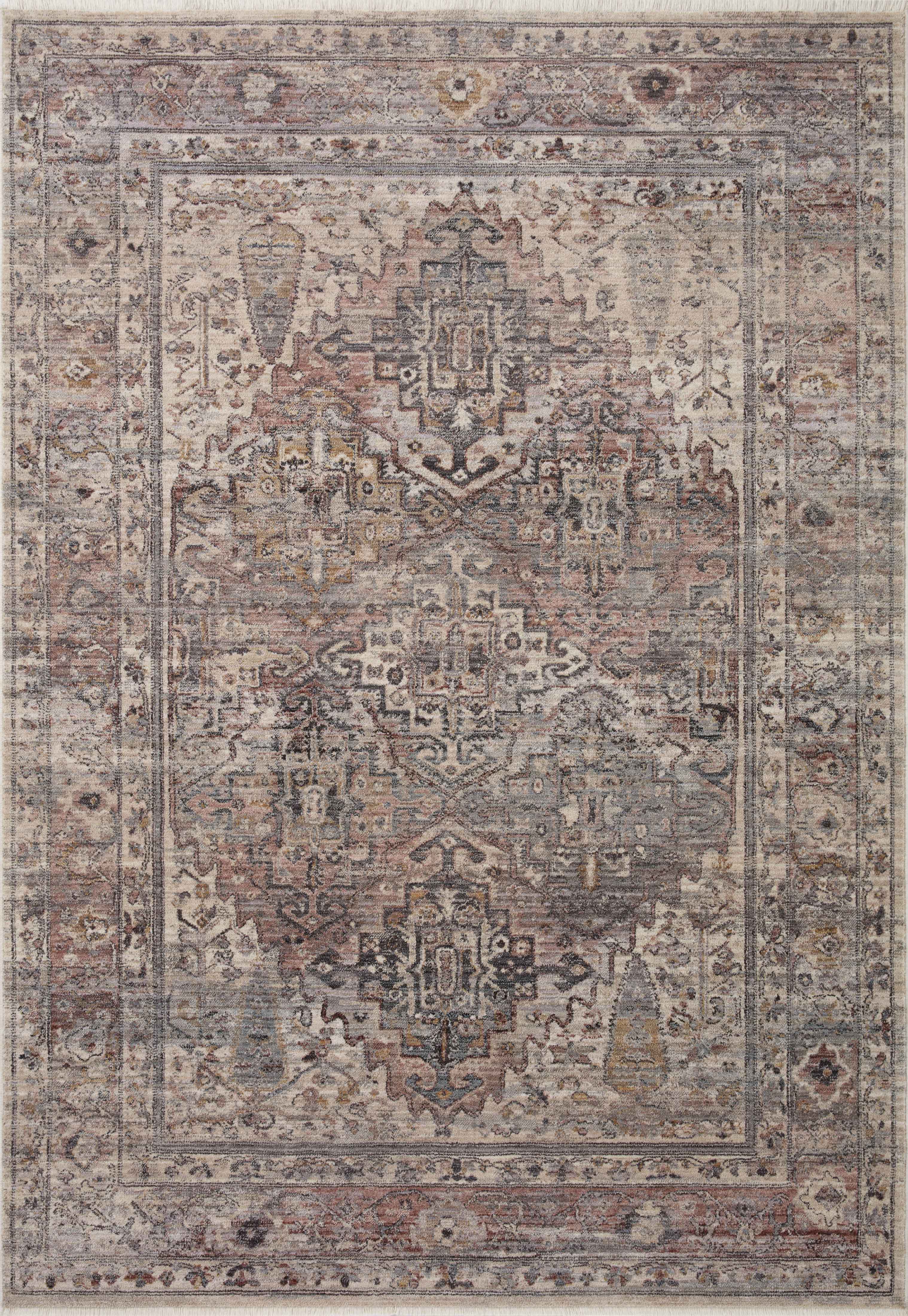 Loloi Lyra LYR-05 Sunset / Silver Area Rug