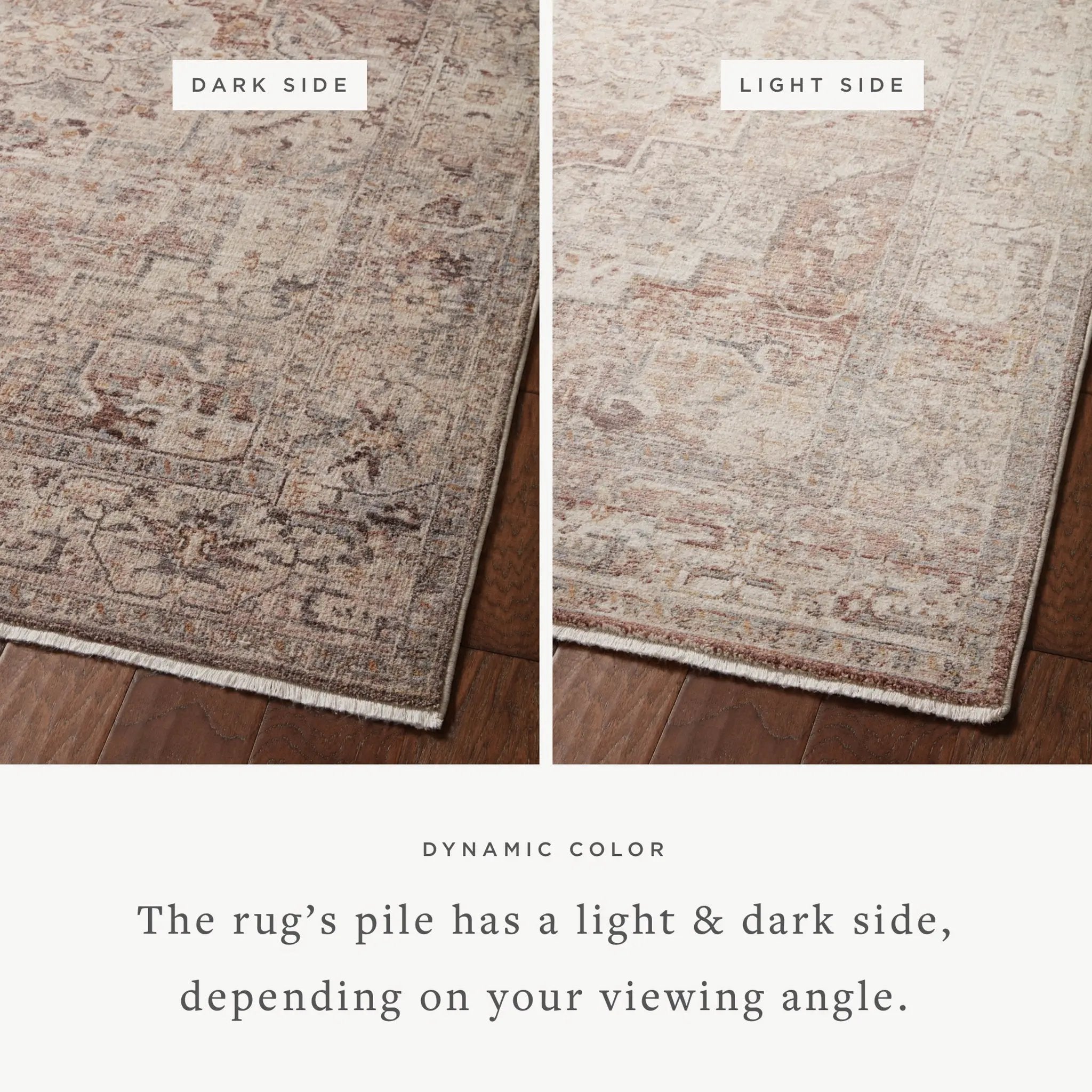Lyra LYR-06 Berry / Stone Area Rug by Loloi