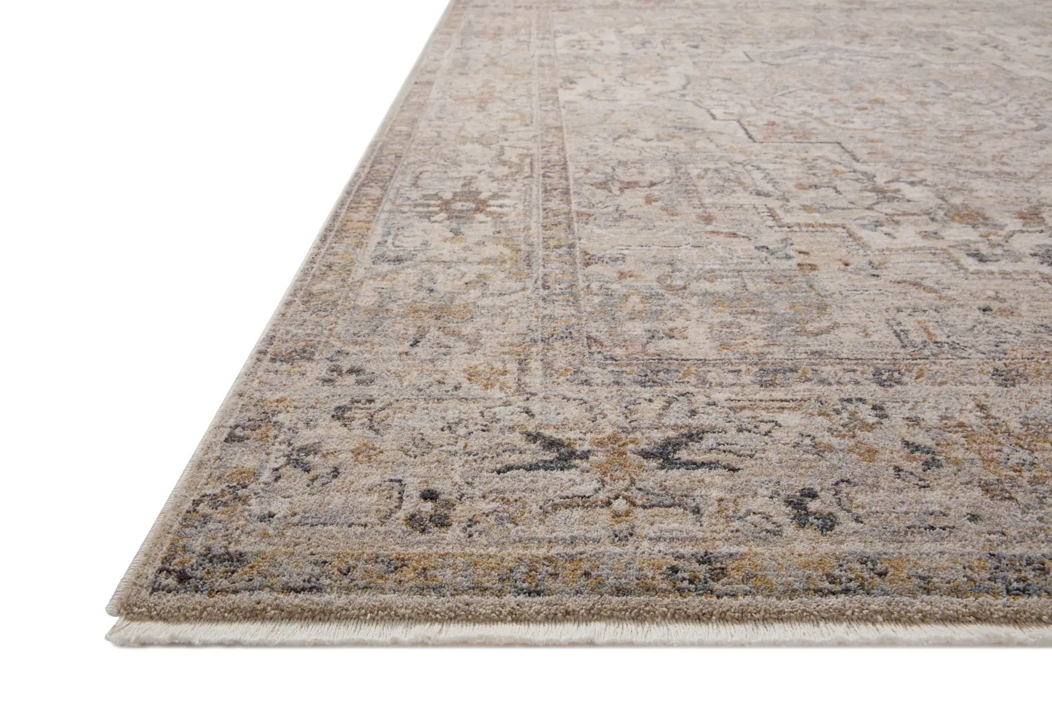 Lyra LYR-06 Natural / Gold Area Rug by Loloi