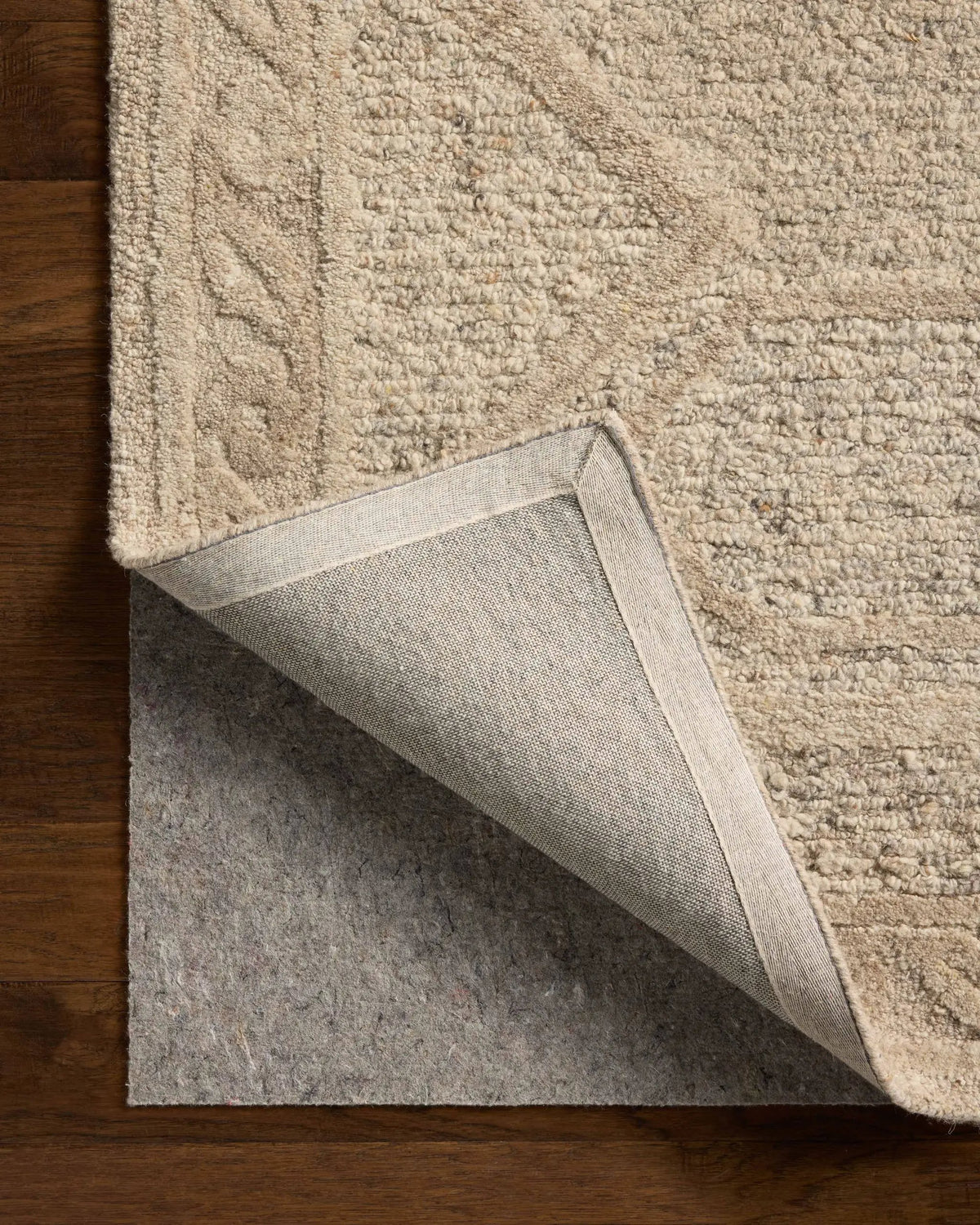 Mabel MBL-01 Stone / Sand Area Rug by Loloi