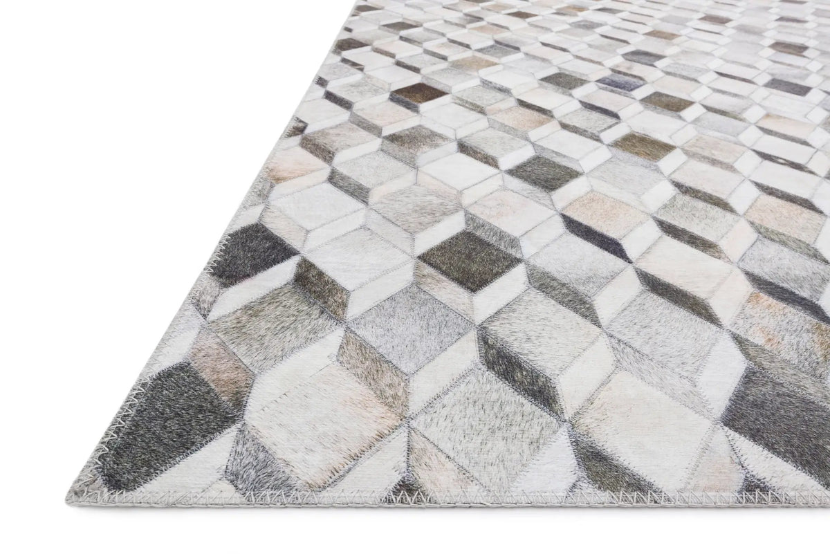Maddox MAD-02 Grey / Mocha Area Rug by Loloi