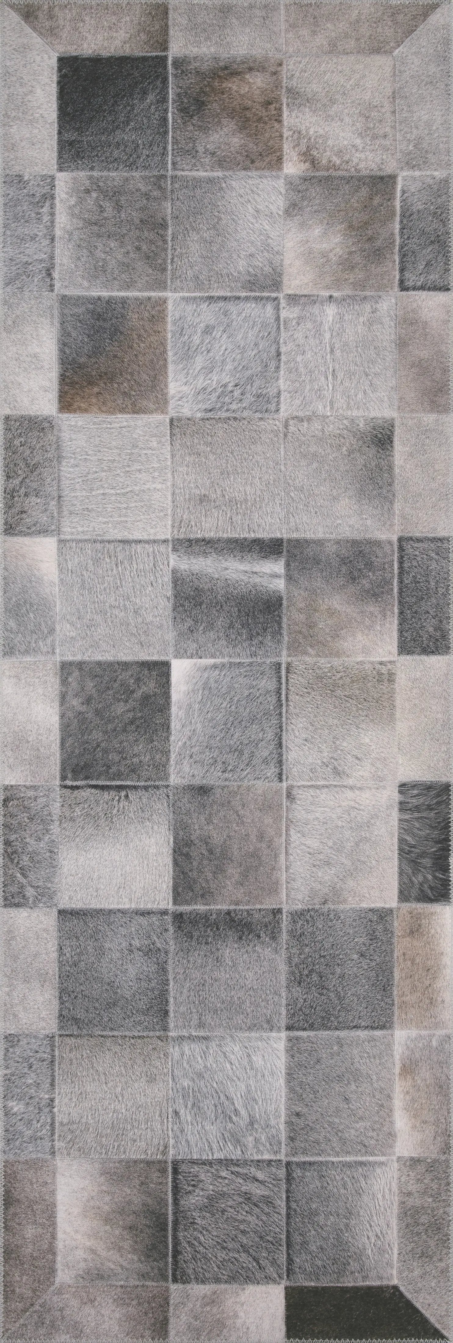 Maddox MAD-06 Charcoal / Grey Area Rug by Loloi