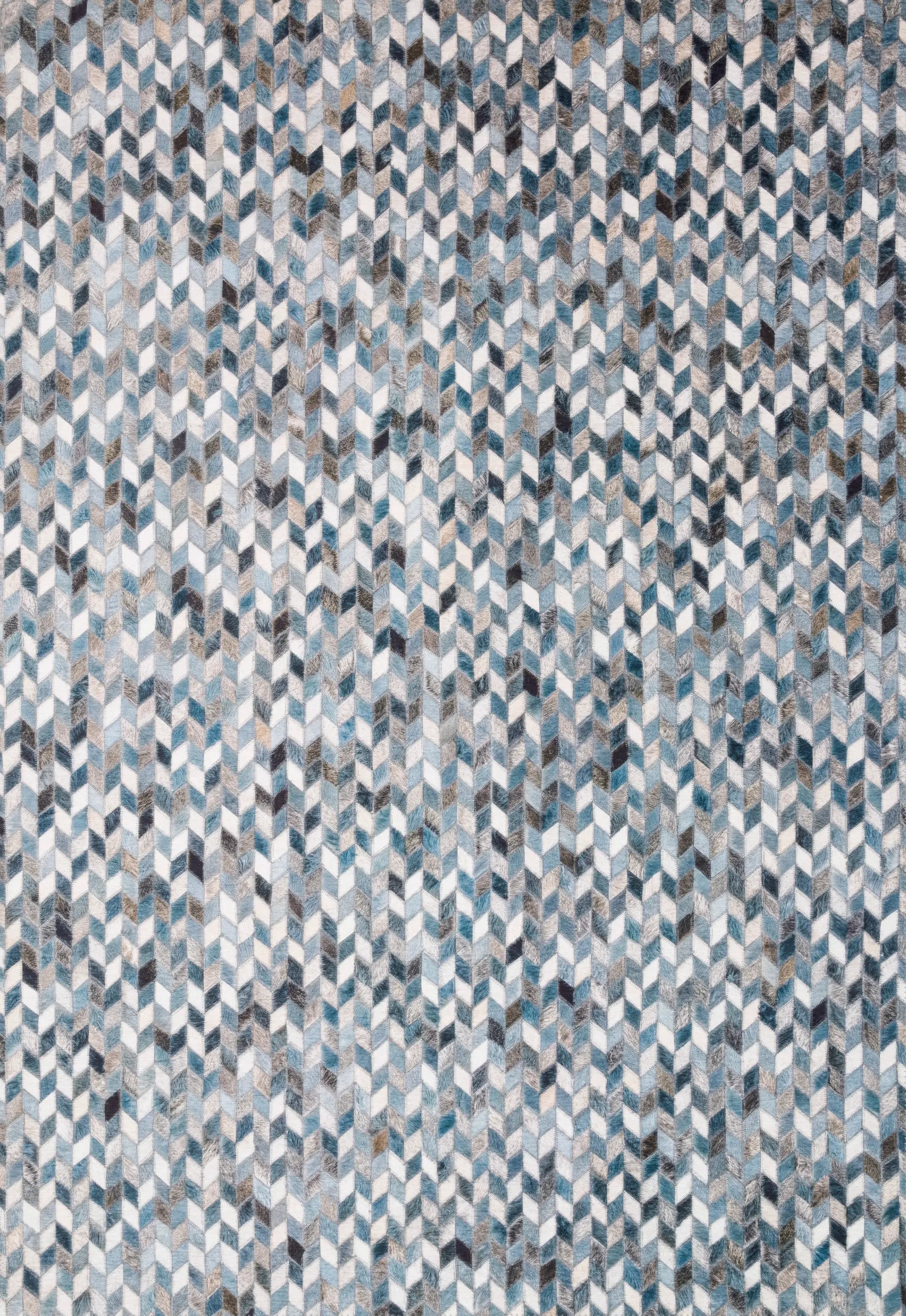 Maddox MAD-08 Ocean / Grey Area Rug by Loloi