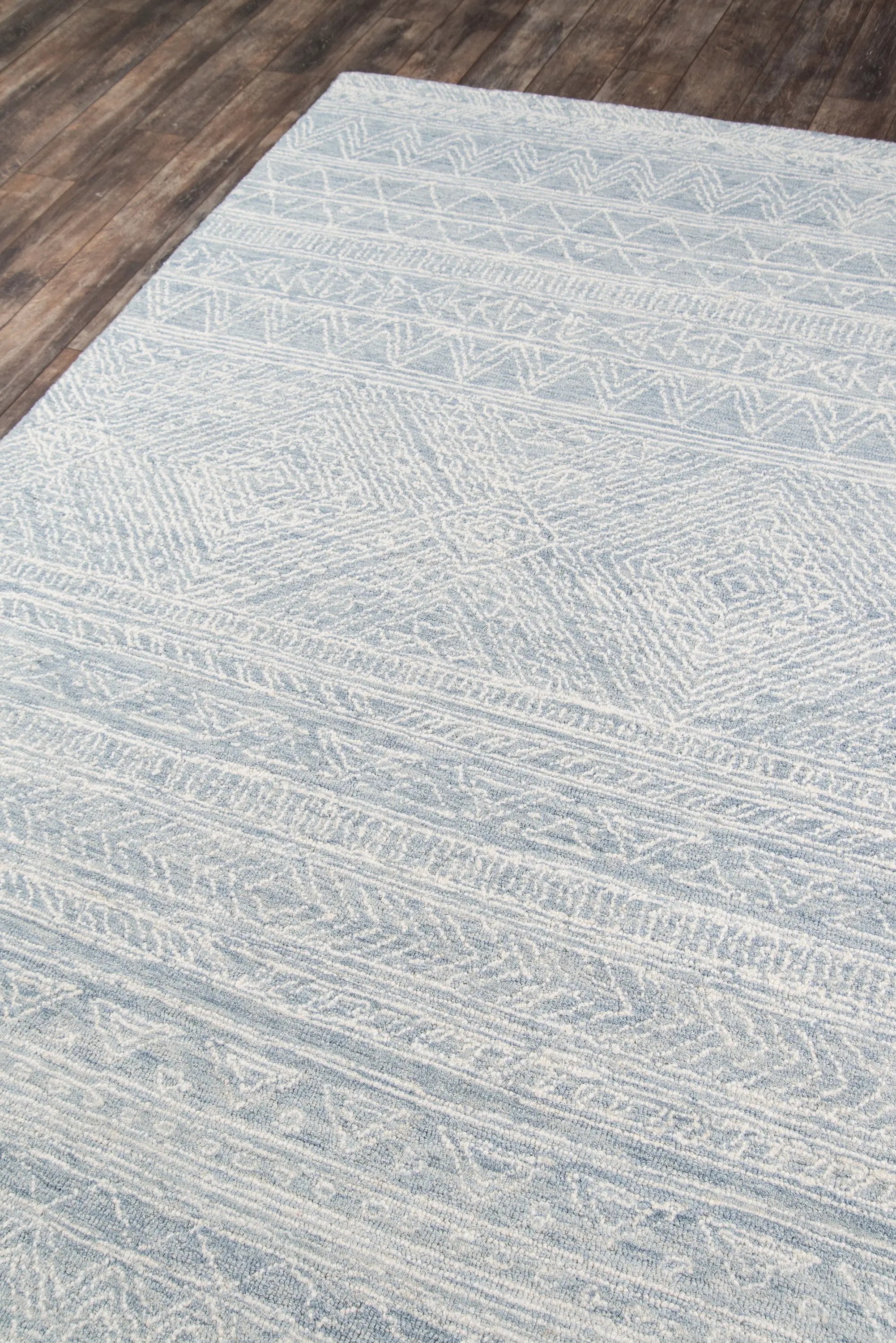 Mallorca MRC-1 Light-Blue Area Rug by Momeni