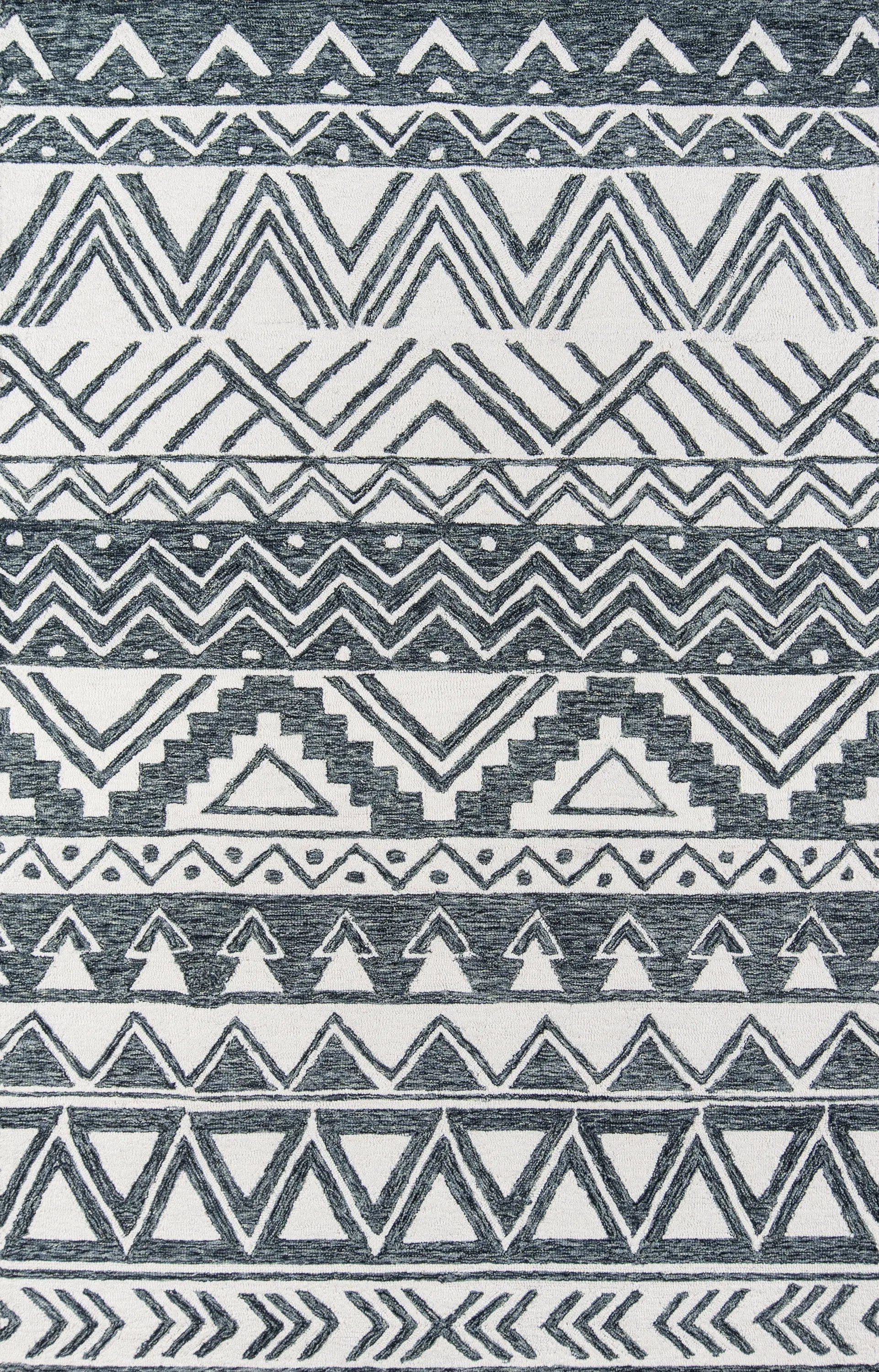Mallorca MRC-3 Charcoal Area Rug by Momeni