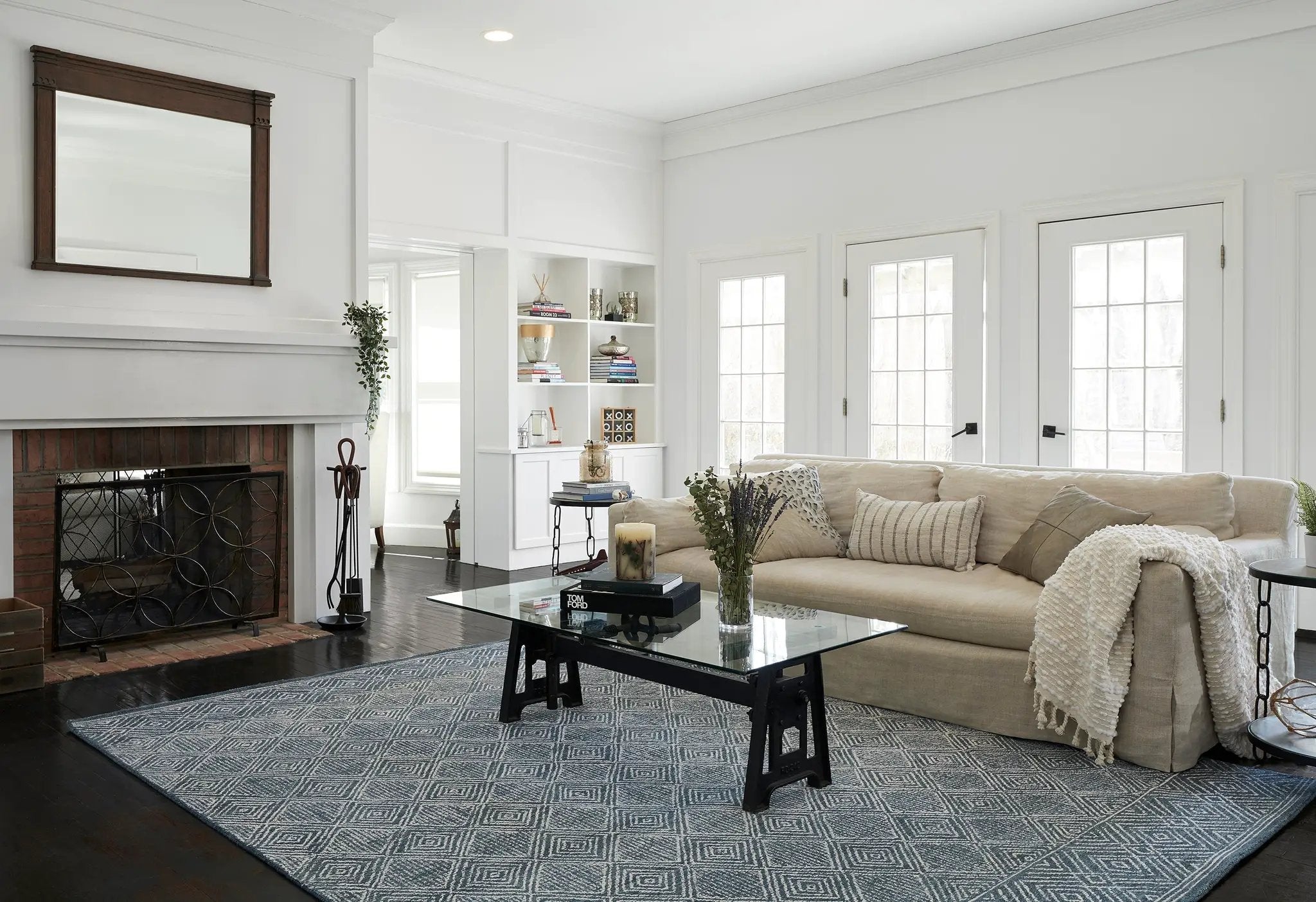 Mallorca MRC-7 Denim Area Rug by Momeni