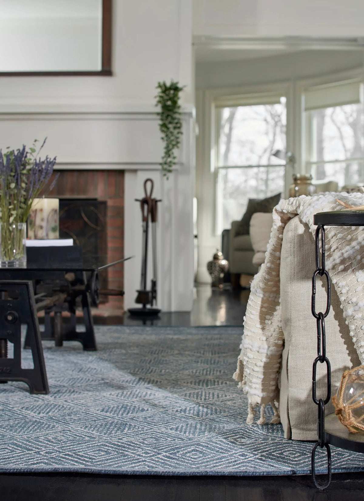 Mallorca MRC-7 Denim Area Rug by Momeni