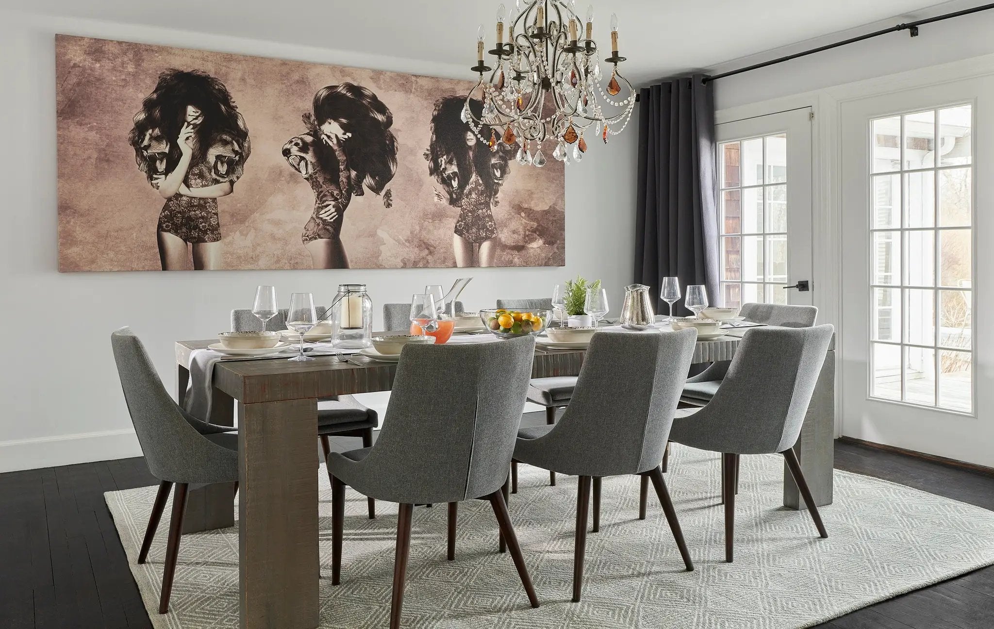 Mallorca MRC-7 Gray Area Rug by Momeni