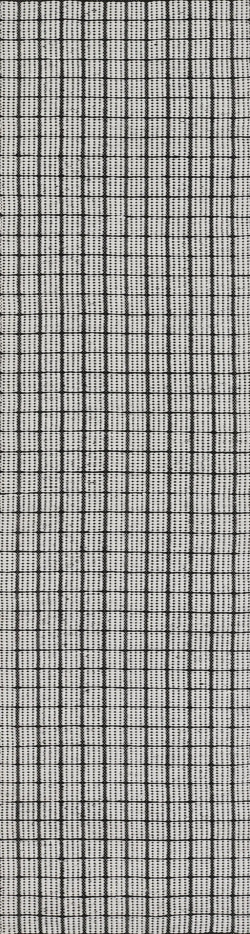 Malmo MLO-2 (Grid) Black Area Rug by Novogratz by Momeni