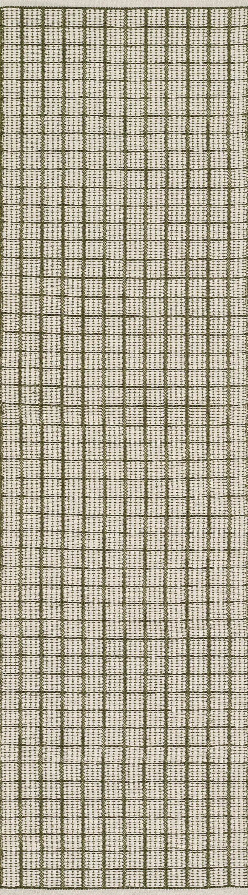 Malmo MLO-2 (Grid) Green Area Rug by Novogratz by Momeni