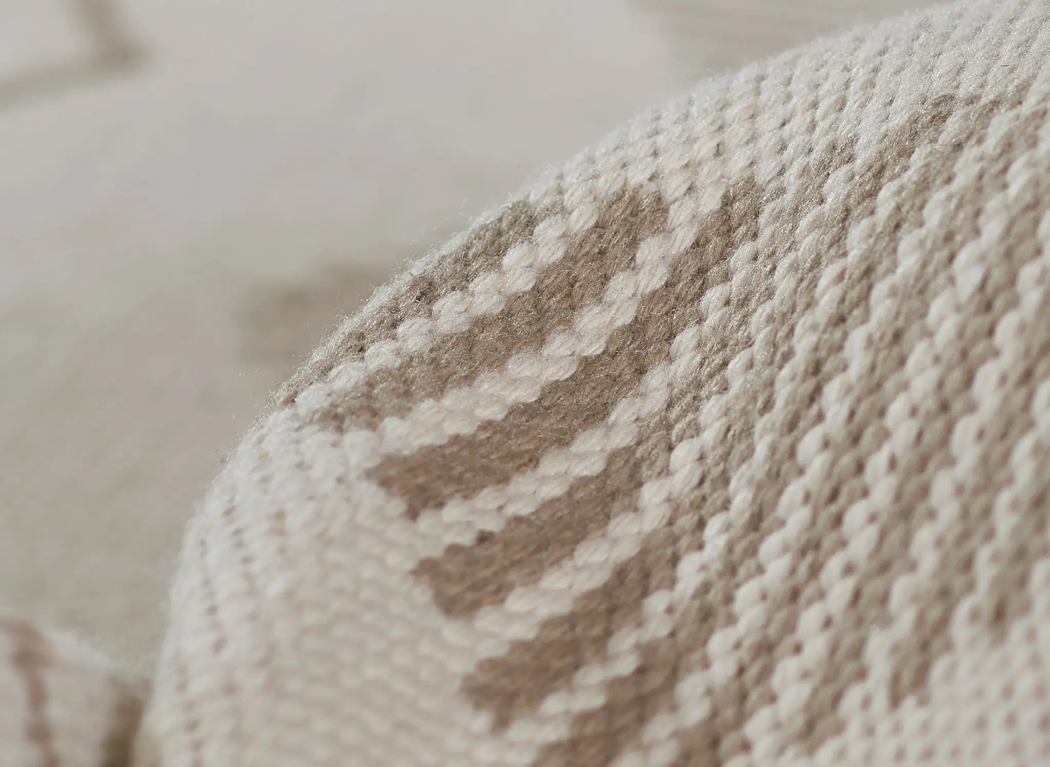 Malmo MLO-3 (Diamond) Ivory Area Rug by Novogratz by Momeni