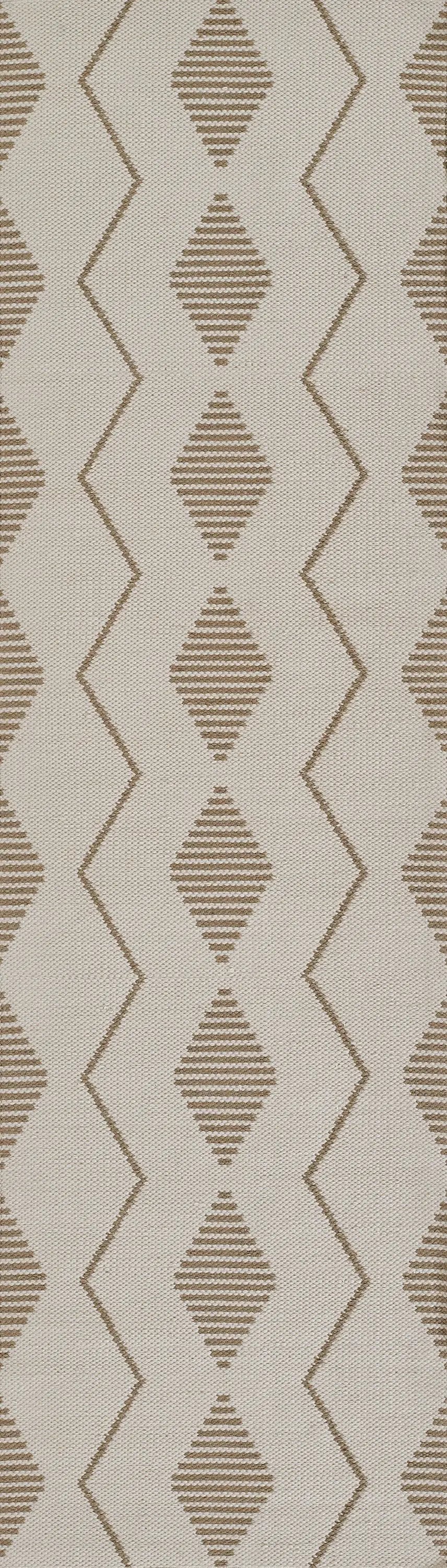 Malmo MLO-3 (Diamond) Ivory Area Rug by Novogratz by Momeni