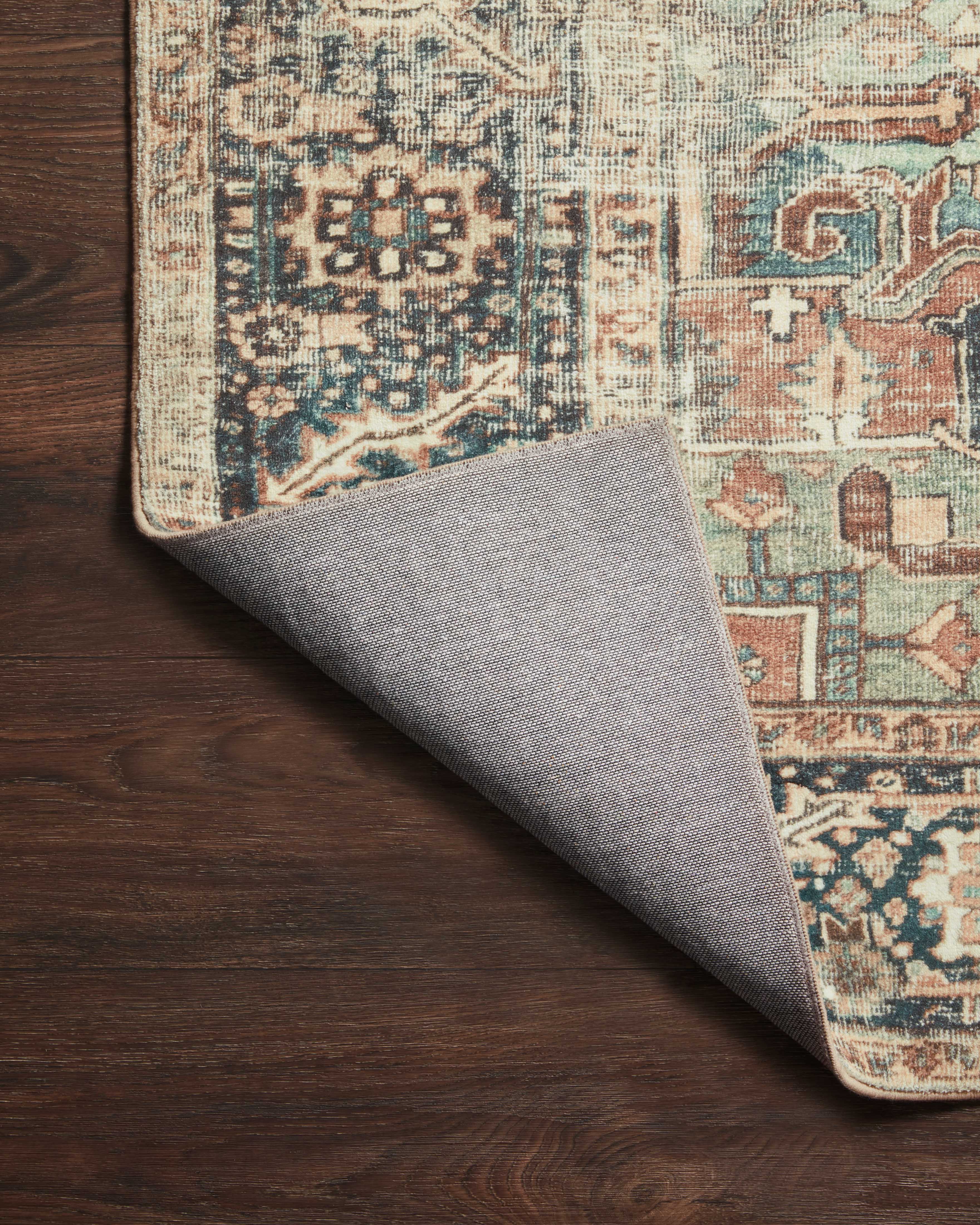 Loloi Margot MAT-02 Terracotta / Lagoon Area Rug
