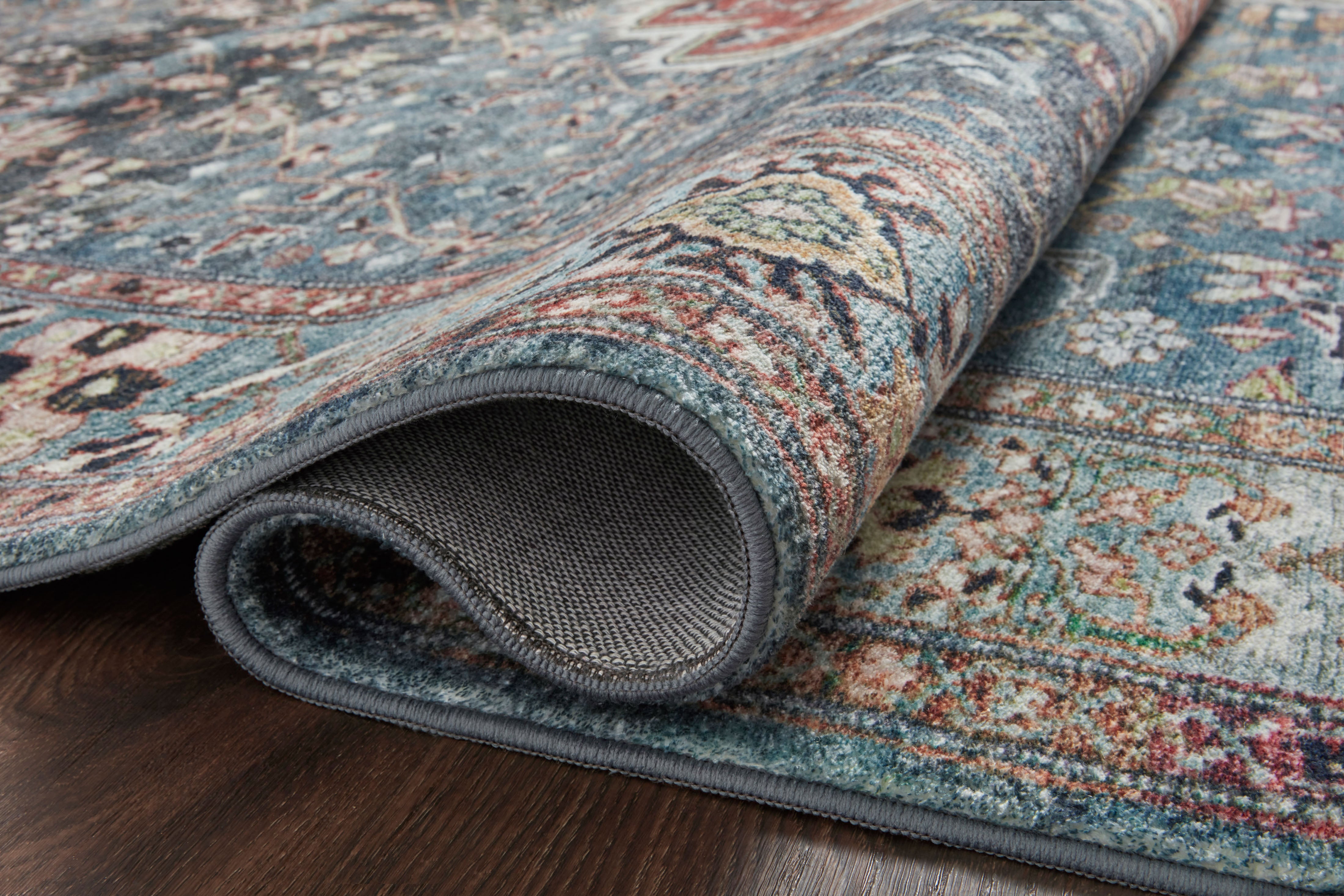 Loloi Margot MAT-05 Ocean / Brick Area Rug