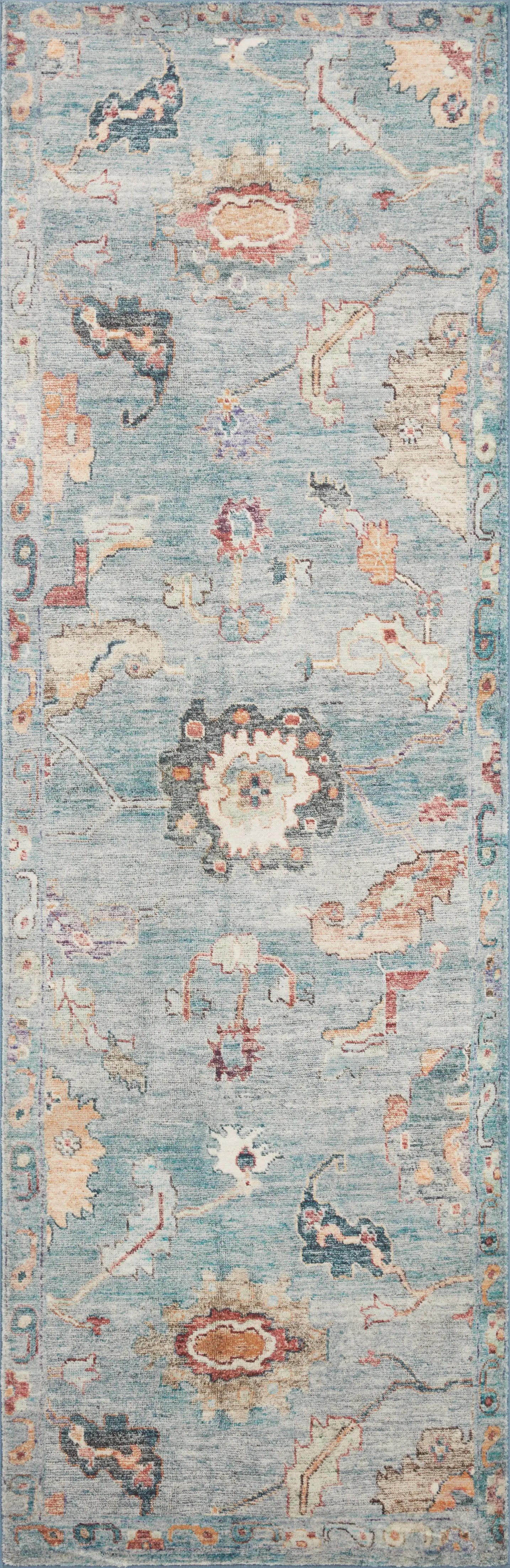 Margot MAT-06 Denim / Multi Area Rug by Loloi