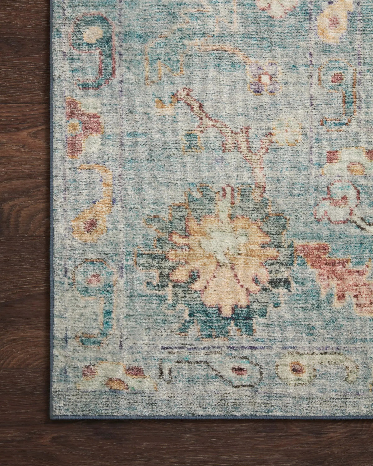 Margot MAT-06 Denim / Multi Area Rug by Loloi