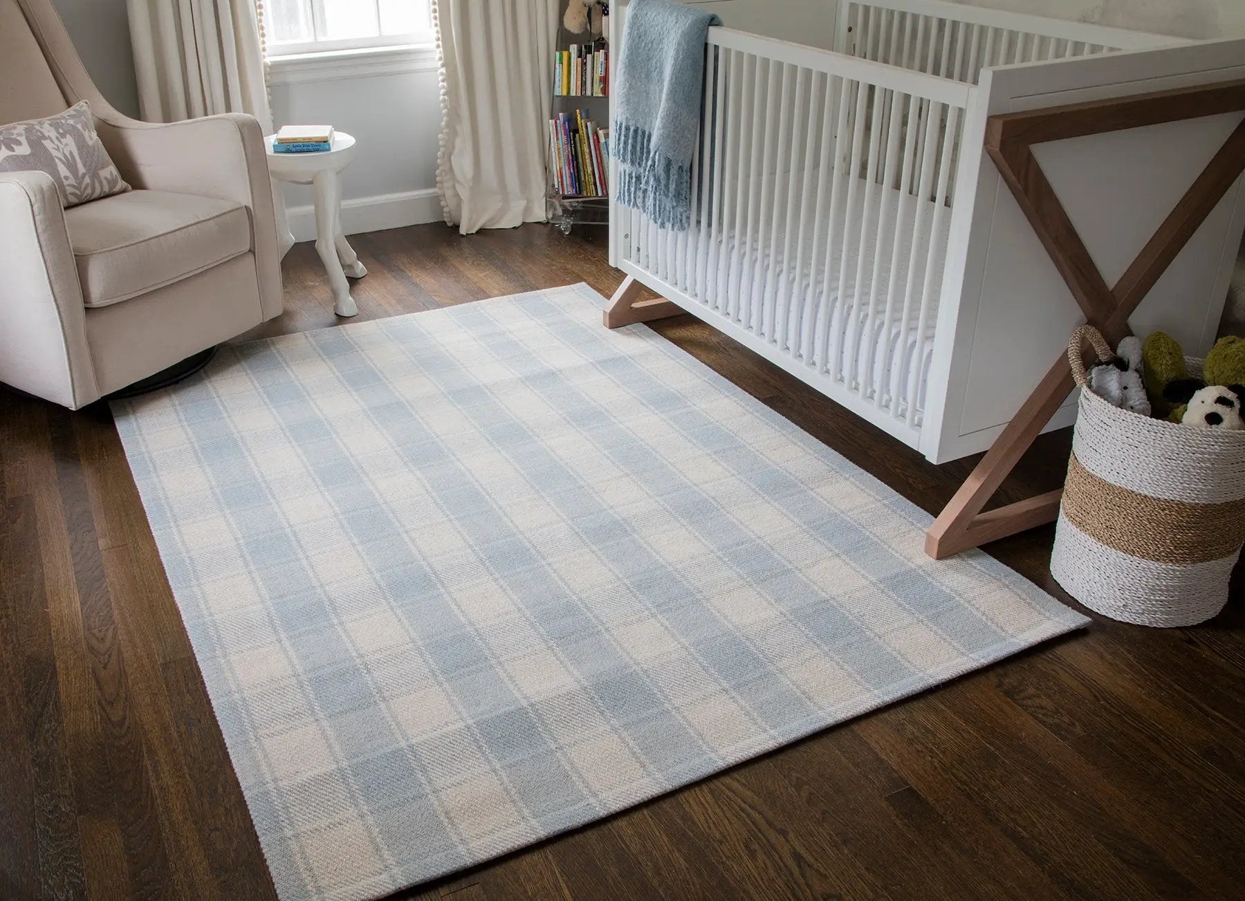 Marlborough MLB-1 (Charles) Light-Blue Area Rug by Erin Gates by Momeni