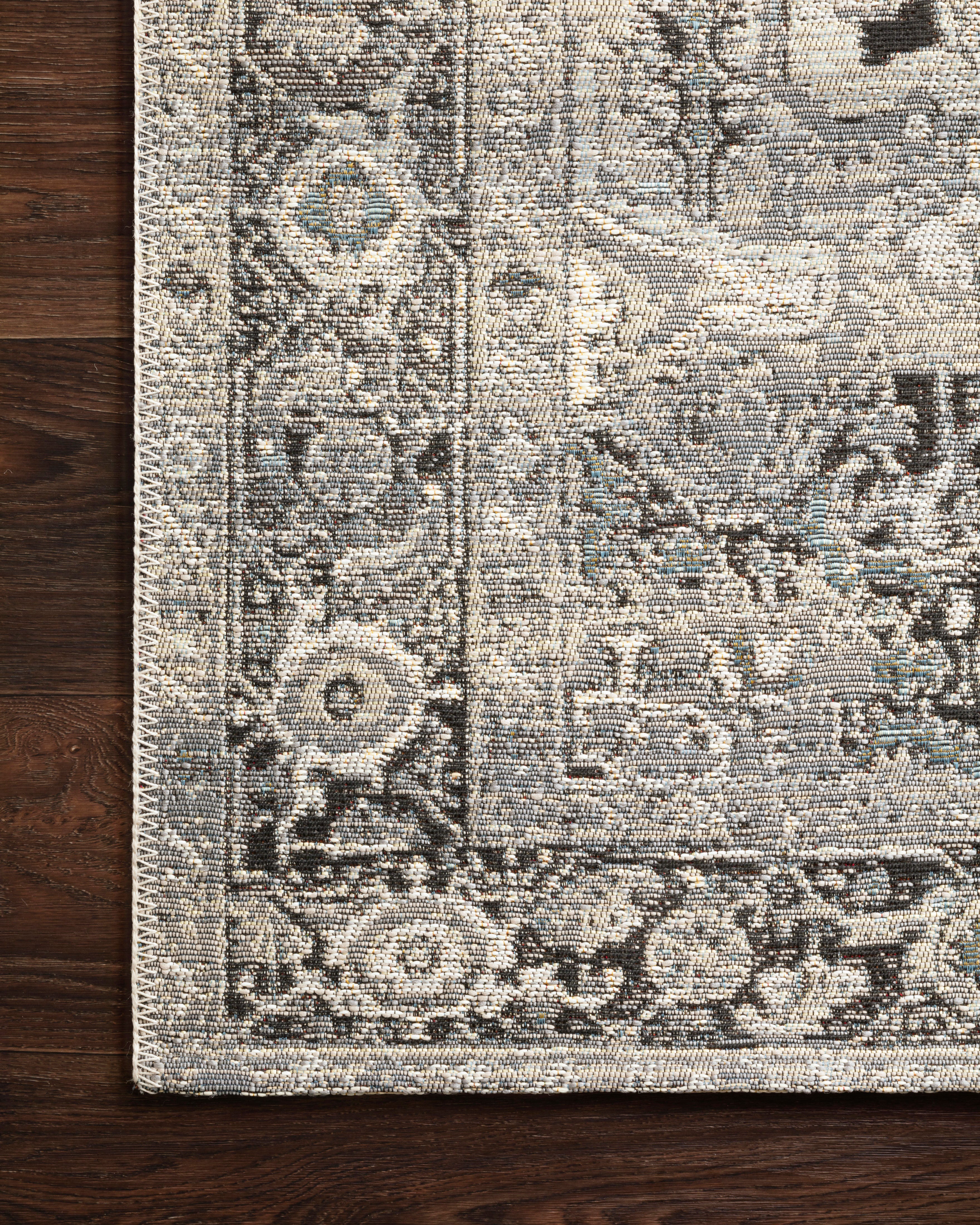 Loloi Mika MIK-01 Grey / Blue Area Rug