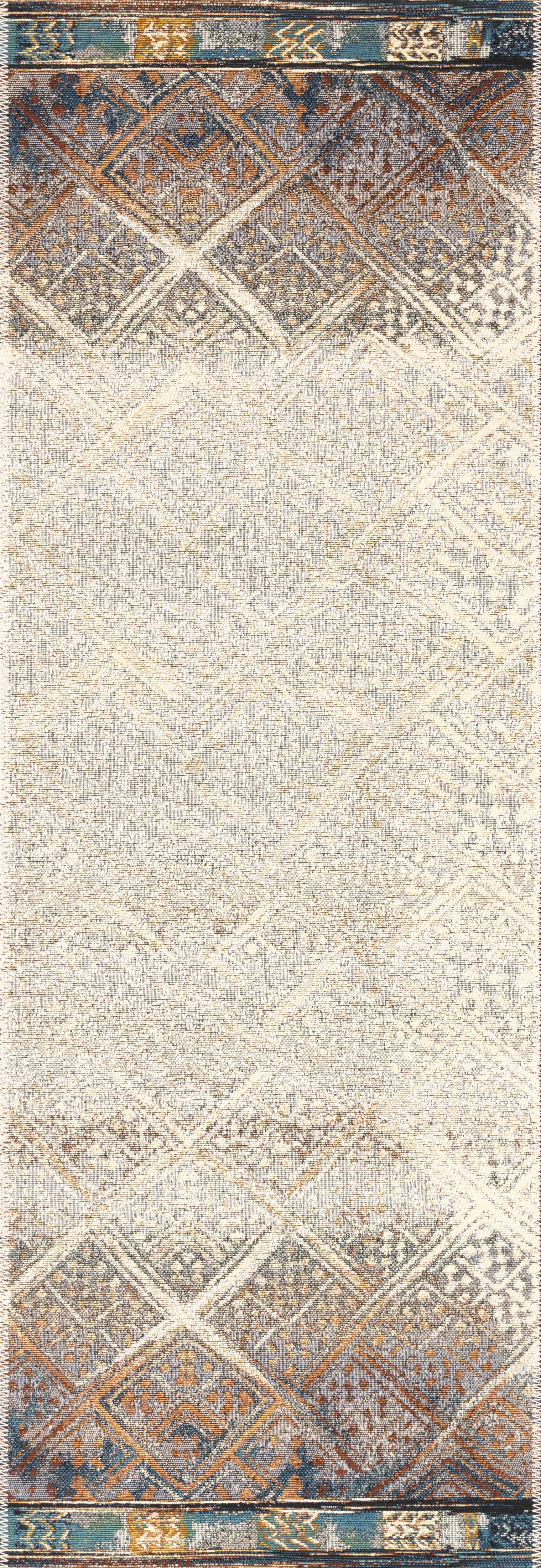 Loloi Mika MIK-02 Ivory / Mediterranean Area Rug