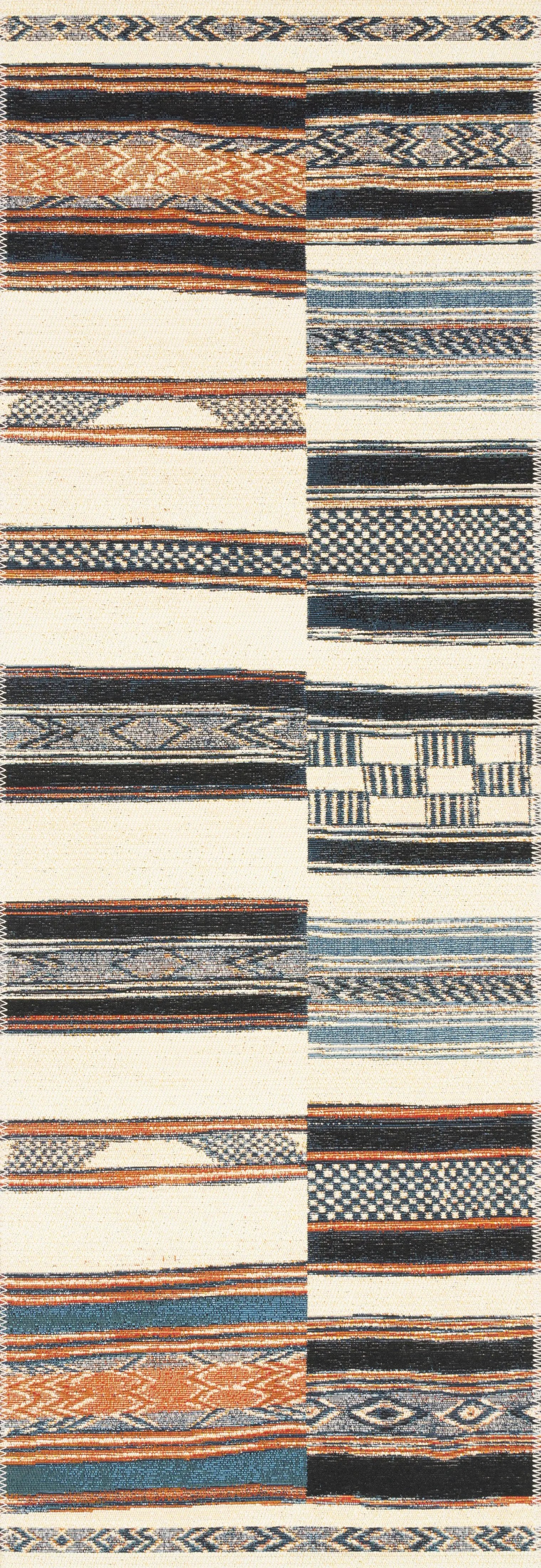 Mika MIK-04 Ivory / Multi Area Rug by Loloi