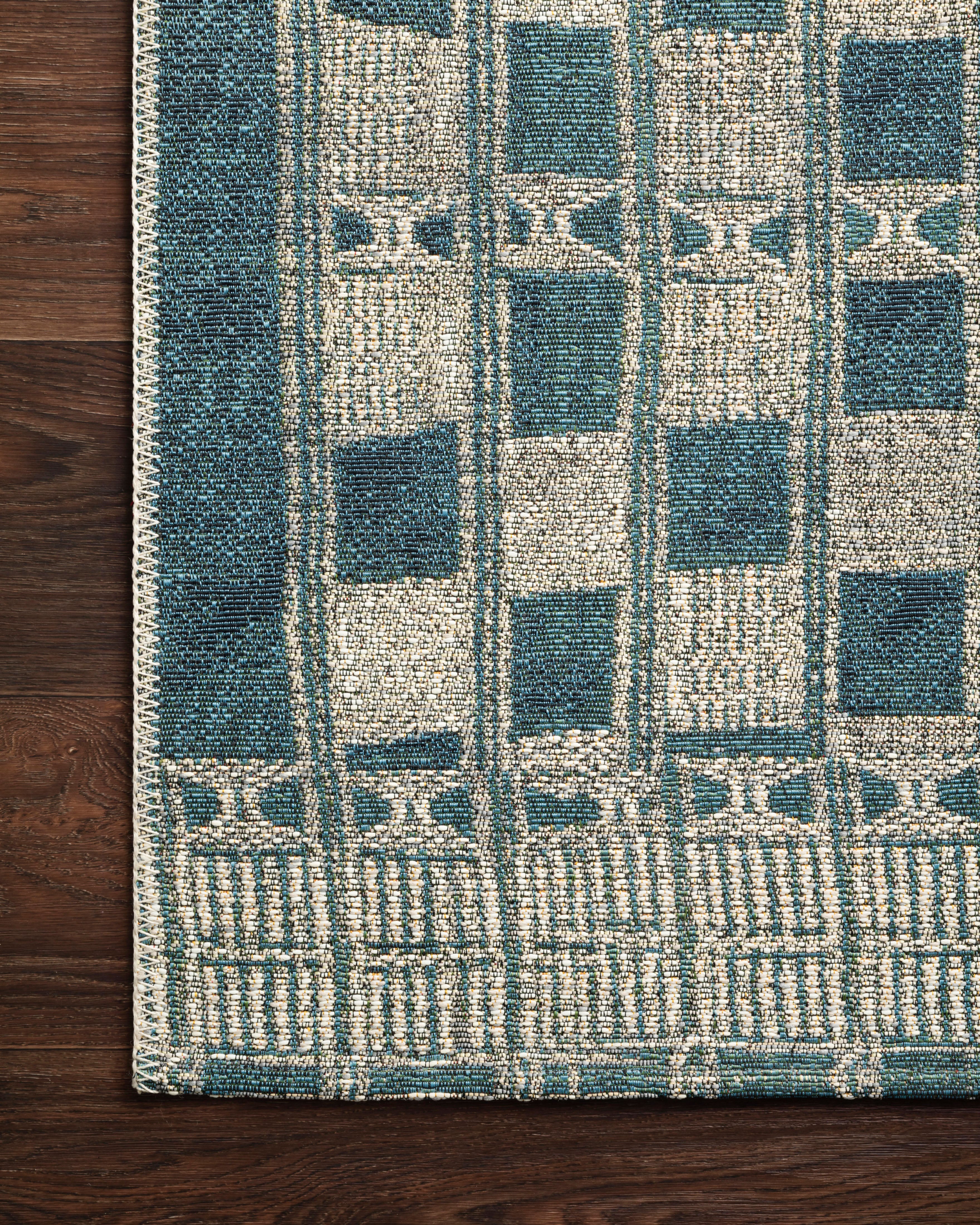 Loloi Mika MIK-08 Blue / Ivory Area Rug