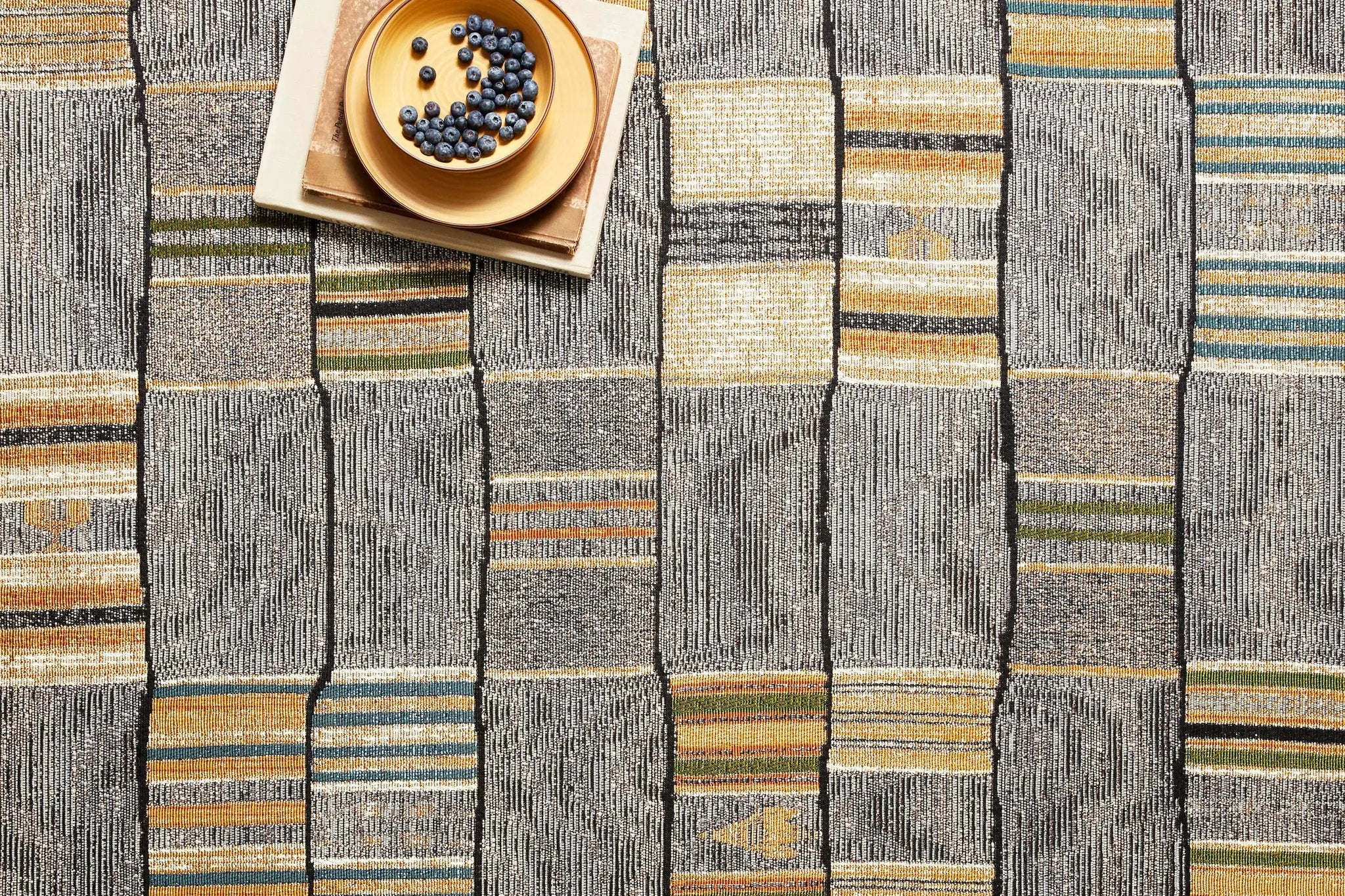 Mika MIK-10 Granite / Multi Area Rug by Loloi