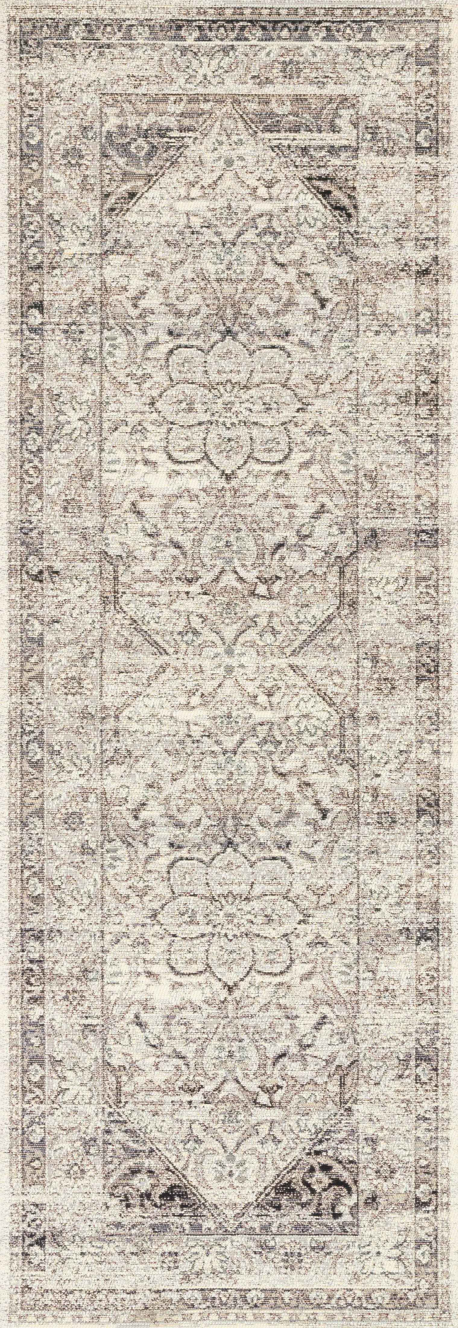 Mika MIK-12 Stone / Ivory Area Rug by Loloi