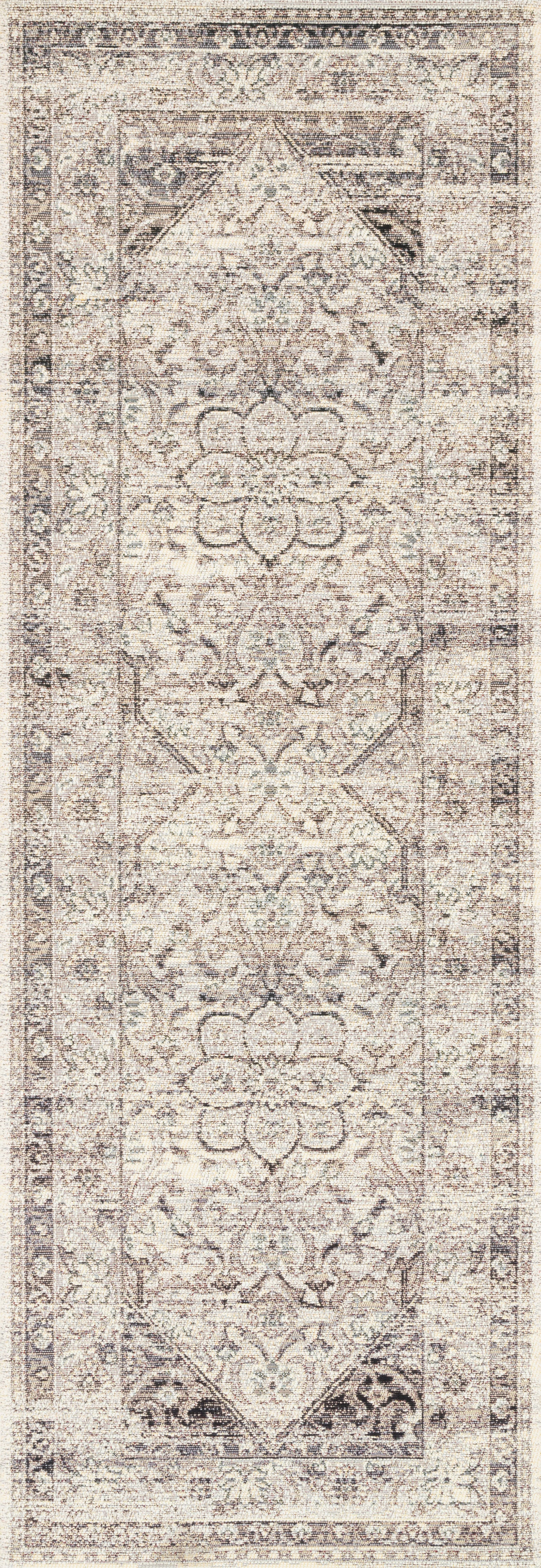 Loloi Mika MIK-12 Stone / Ivory Area Rug