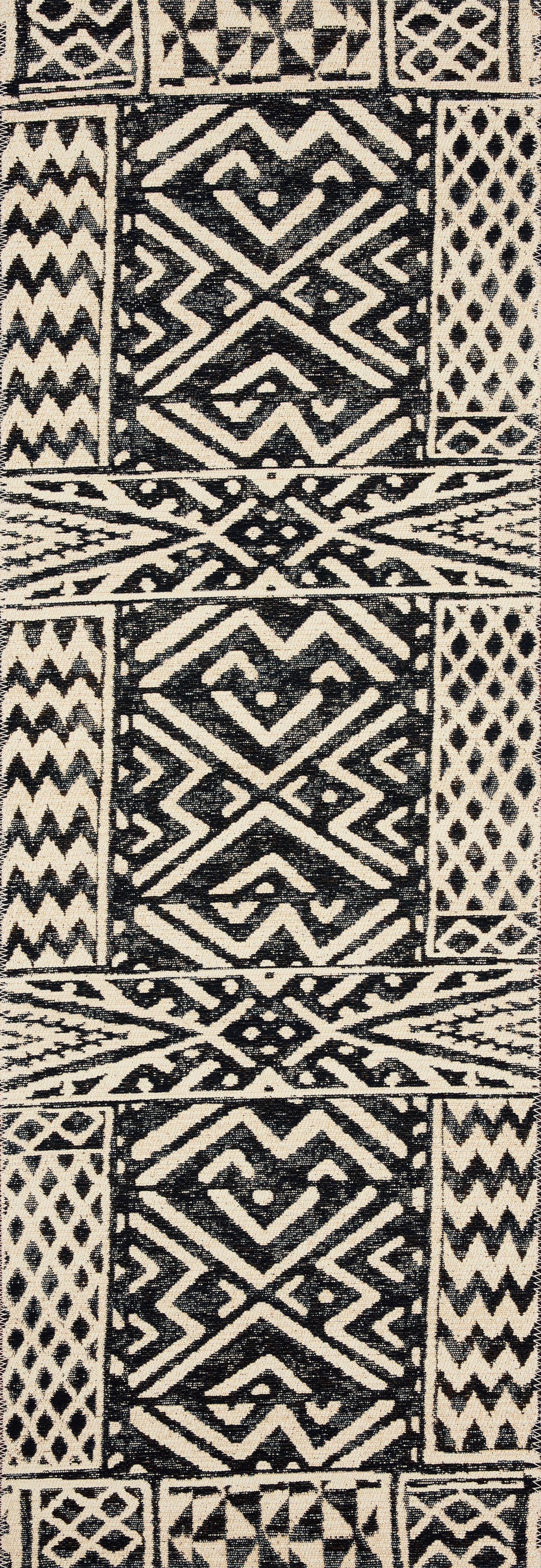 Loloi Mika MIK-13 Ivory / Black Area Rug