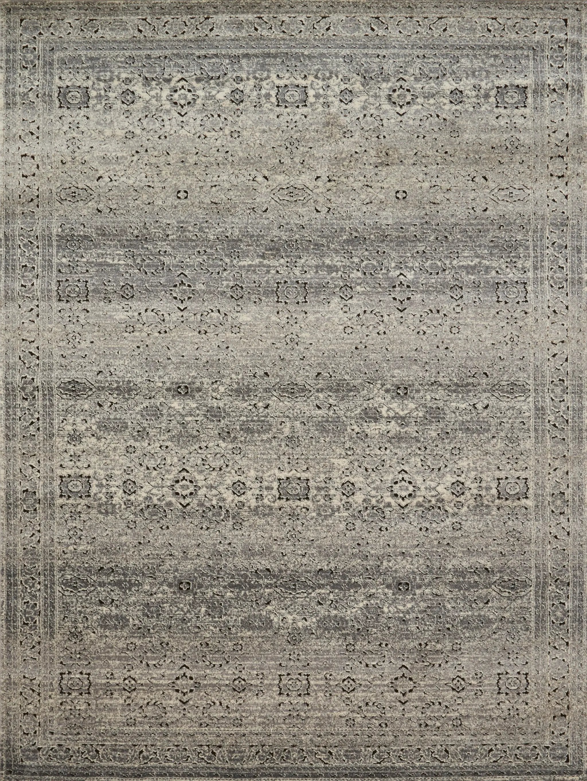 Millennium MV-02 Grey / Charcoal Area Rug by Loloi
