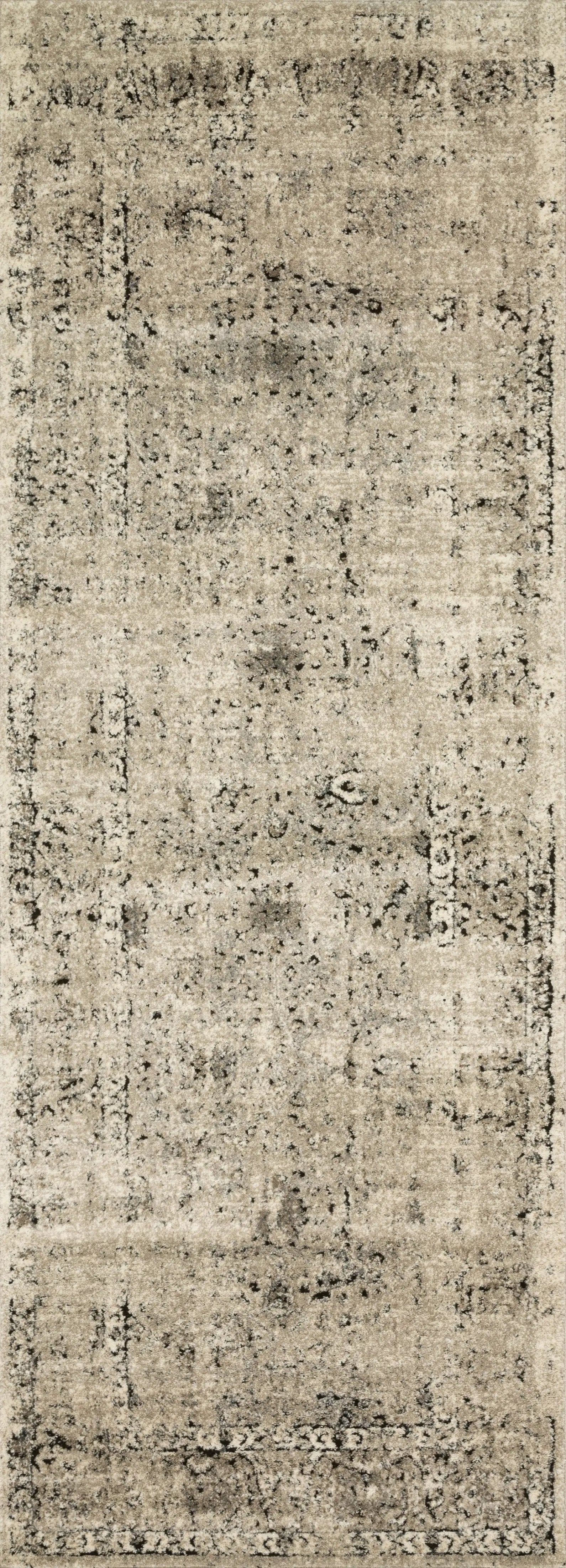 Millennium MV-06 Stone / Charcoal Area Rug by Loloi
