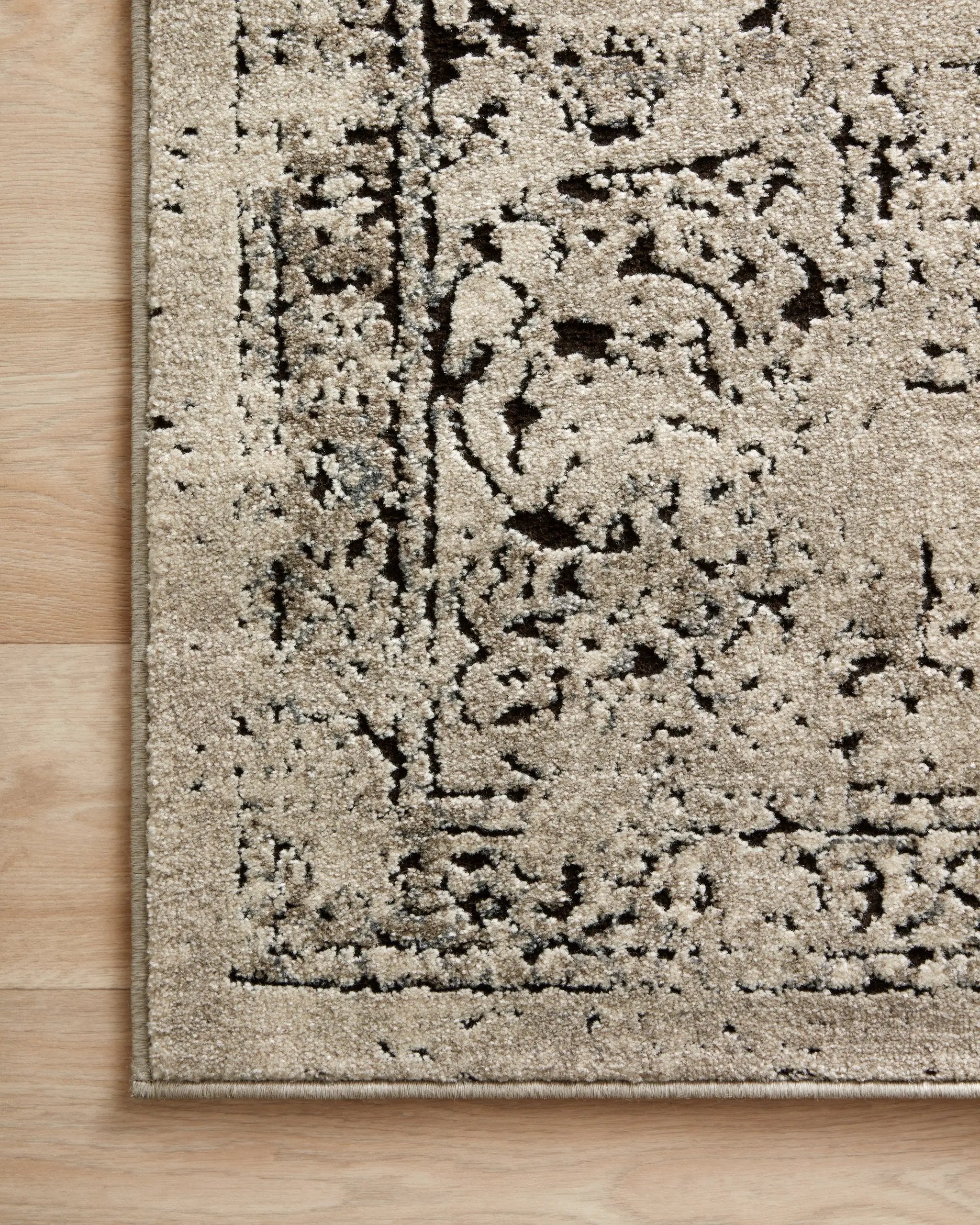 Millennium MV-06 Stone / Charcoal Area Rug by Loloi