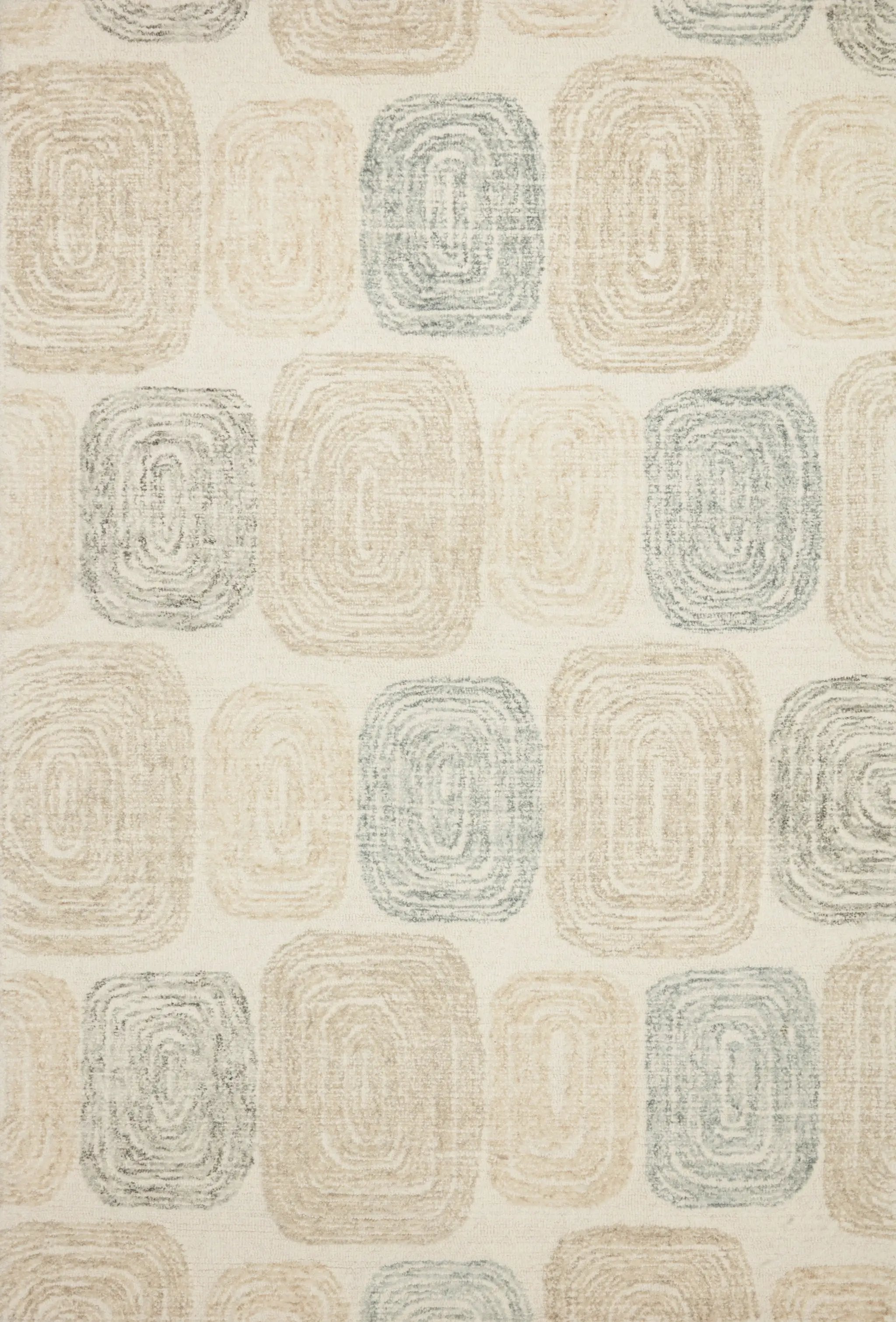 Milo MLO-01 Teal / Neutral Area Rug by Loloi