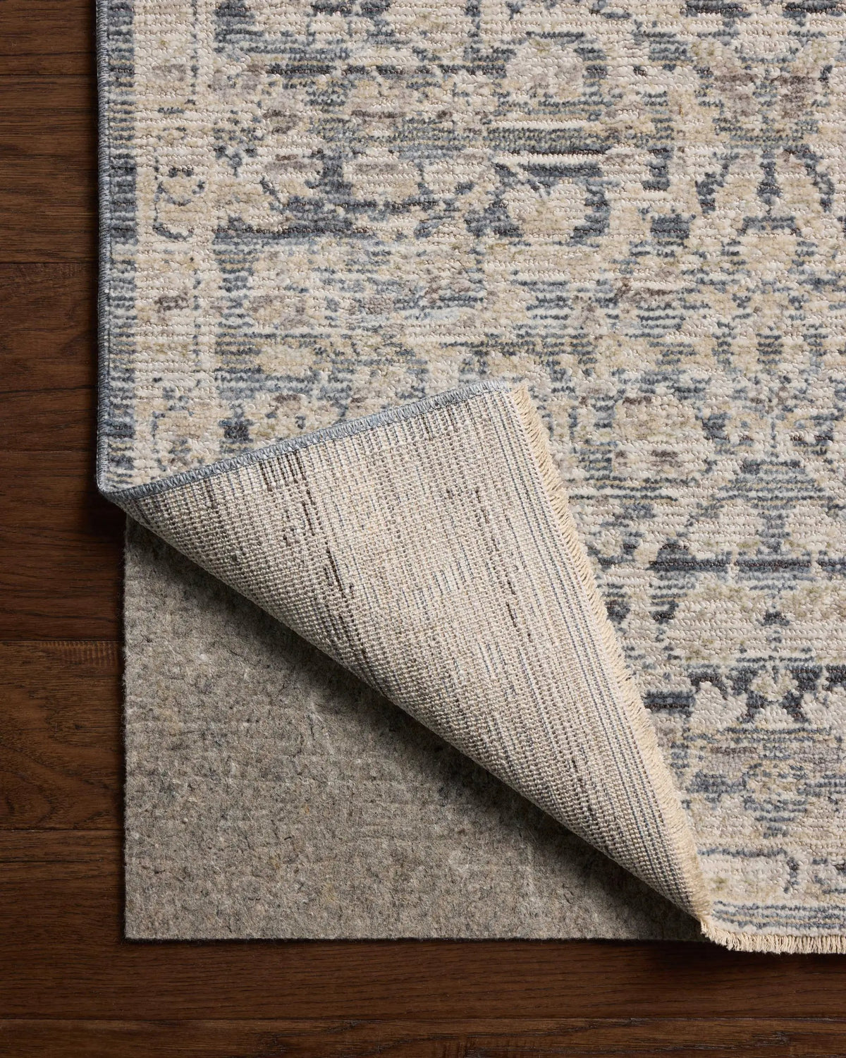 Milena MLE-02 Denim / Natural Area Rug by Loloi